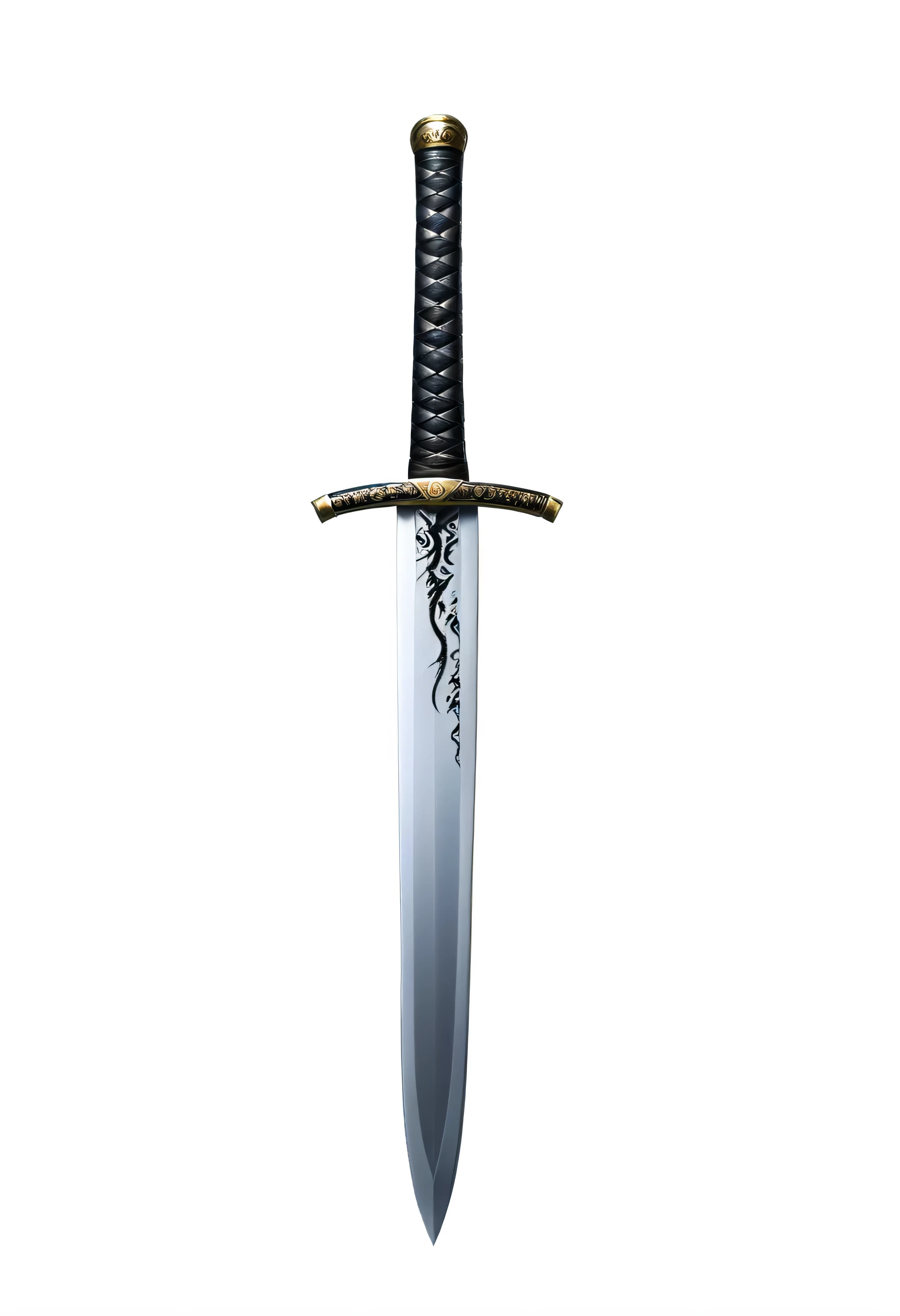 katana sword with movement traces