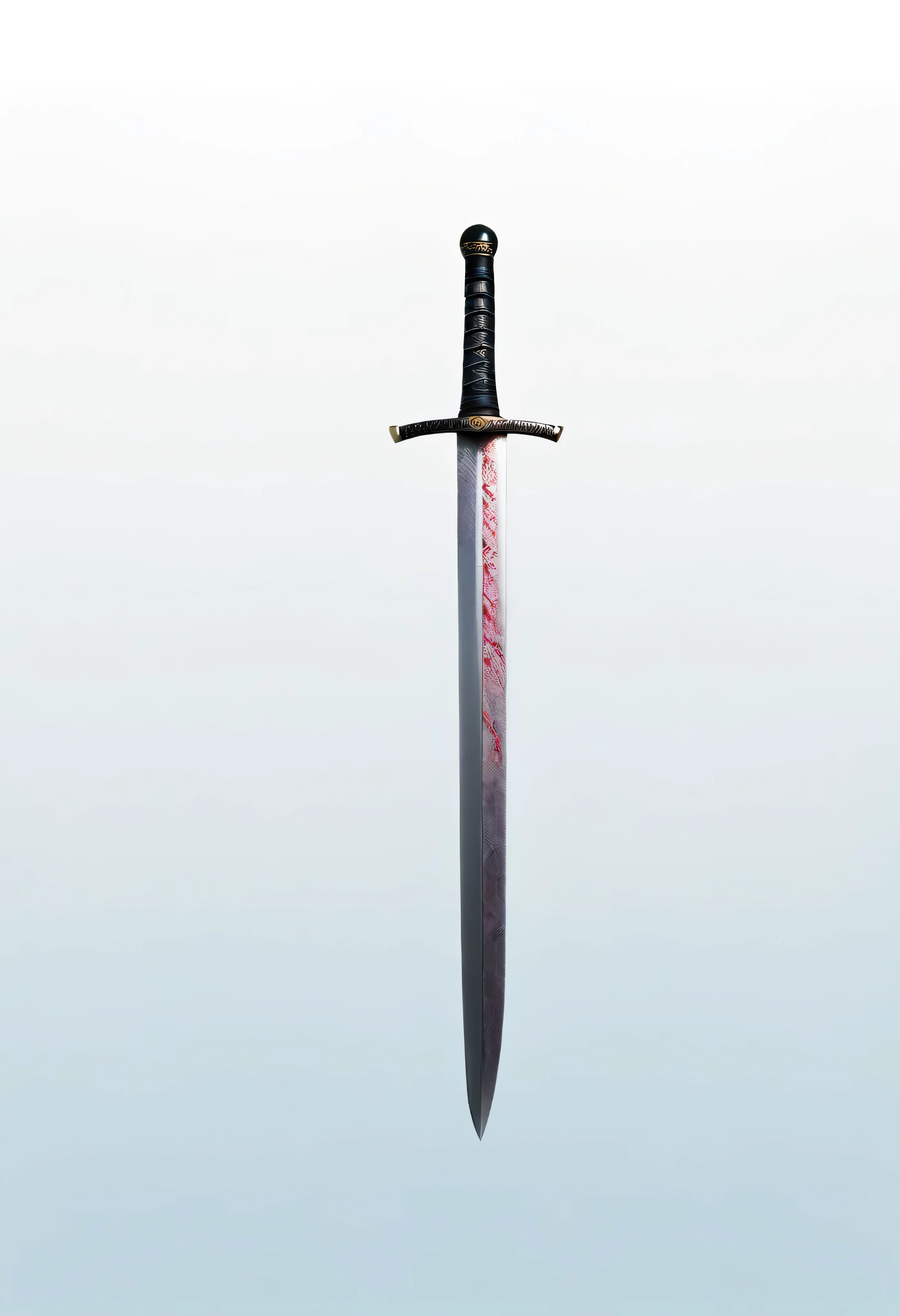 katana sword with movement traces