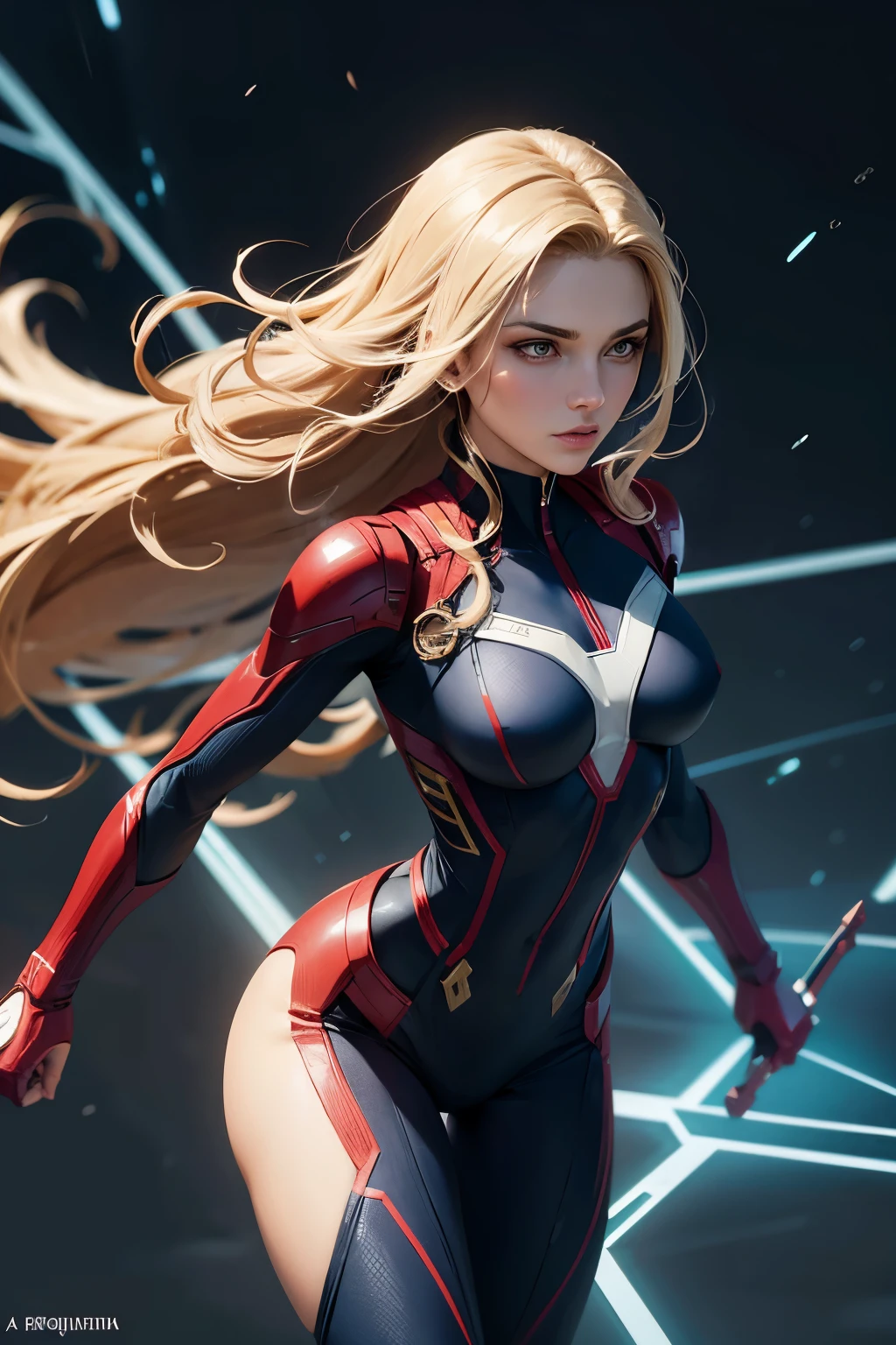 Corpo Inteiro MARVEL STORM Usando Micro Corda Biquini