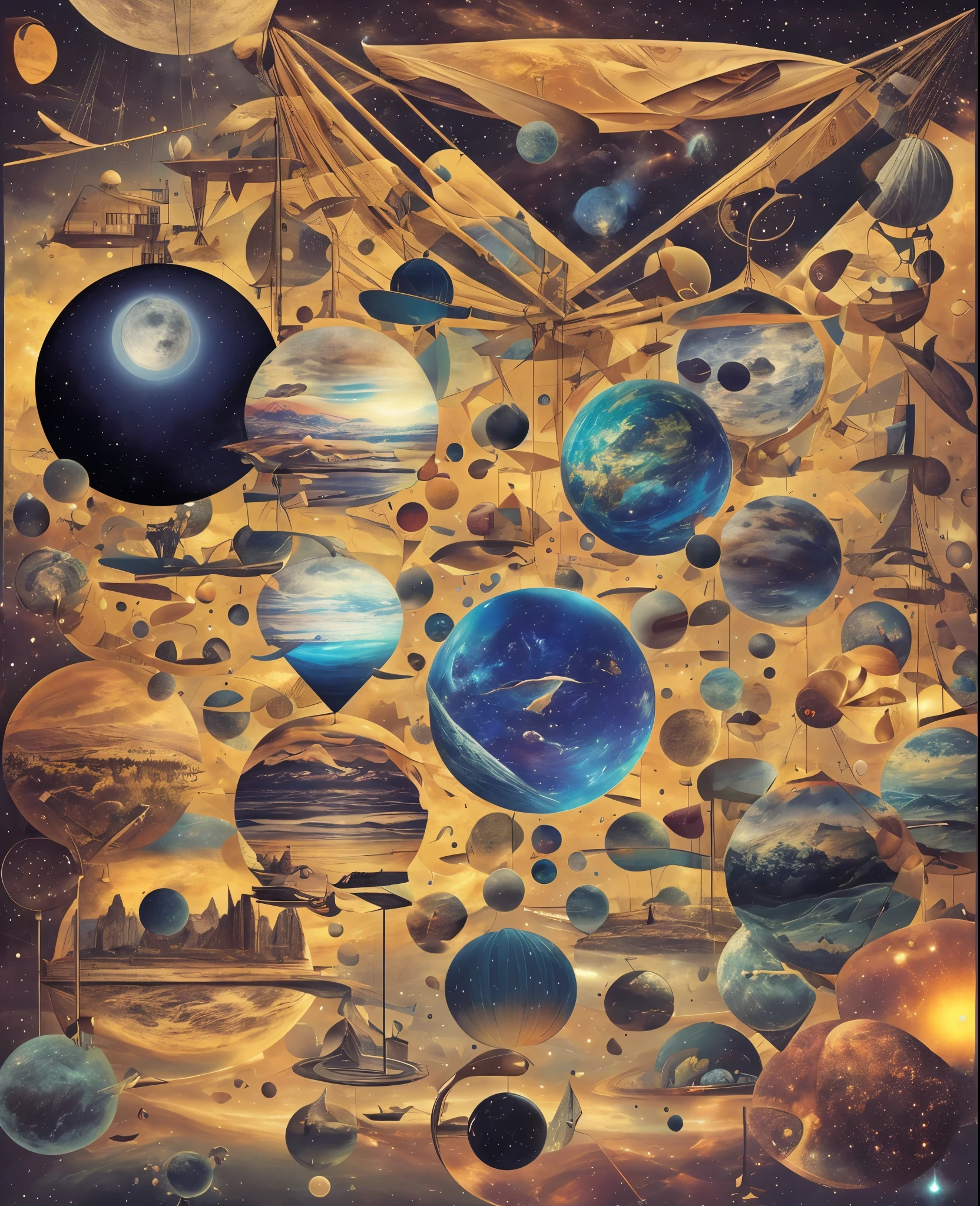 there are many people that are hanging upside down on wires, surreal collage, surrealism aesthetic, a contemporary artistic collage, digital collage, suspended in outer space, inspired by Hannah Höch, collage style joseba elorza, bgill55_art,surreal scene, cosmic energy wires, surreal illustration, 1980s surrealism aesthetic, overload, surreal composition, surreal dream, in the style of bgill55_art