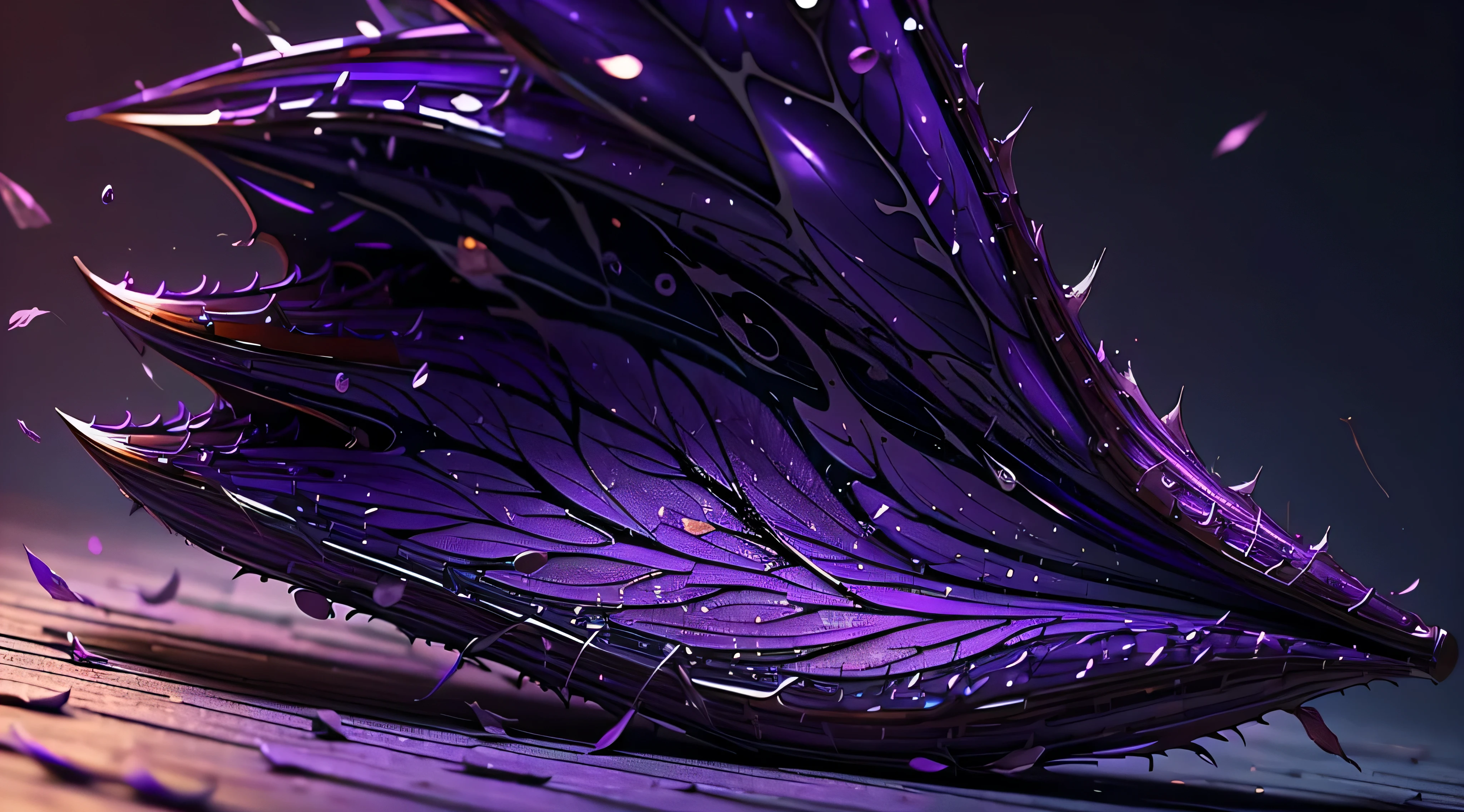 (no one), purple rain, colorful, realistic, high quality, sharp focus, high details,