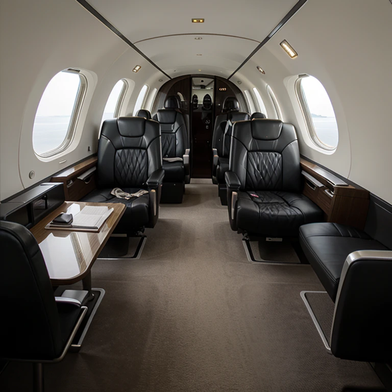 Privatjet, geld, Sekt