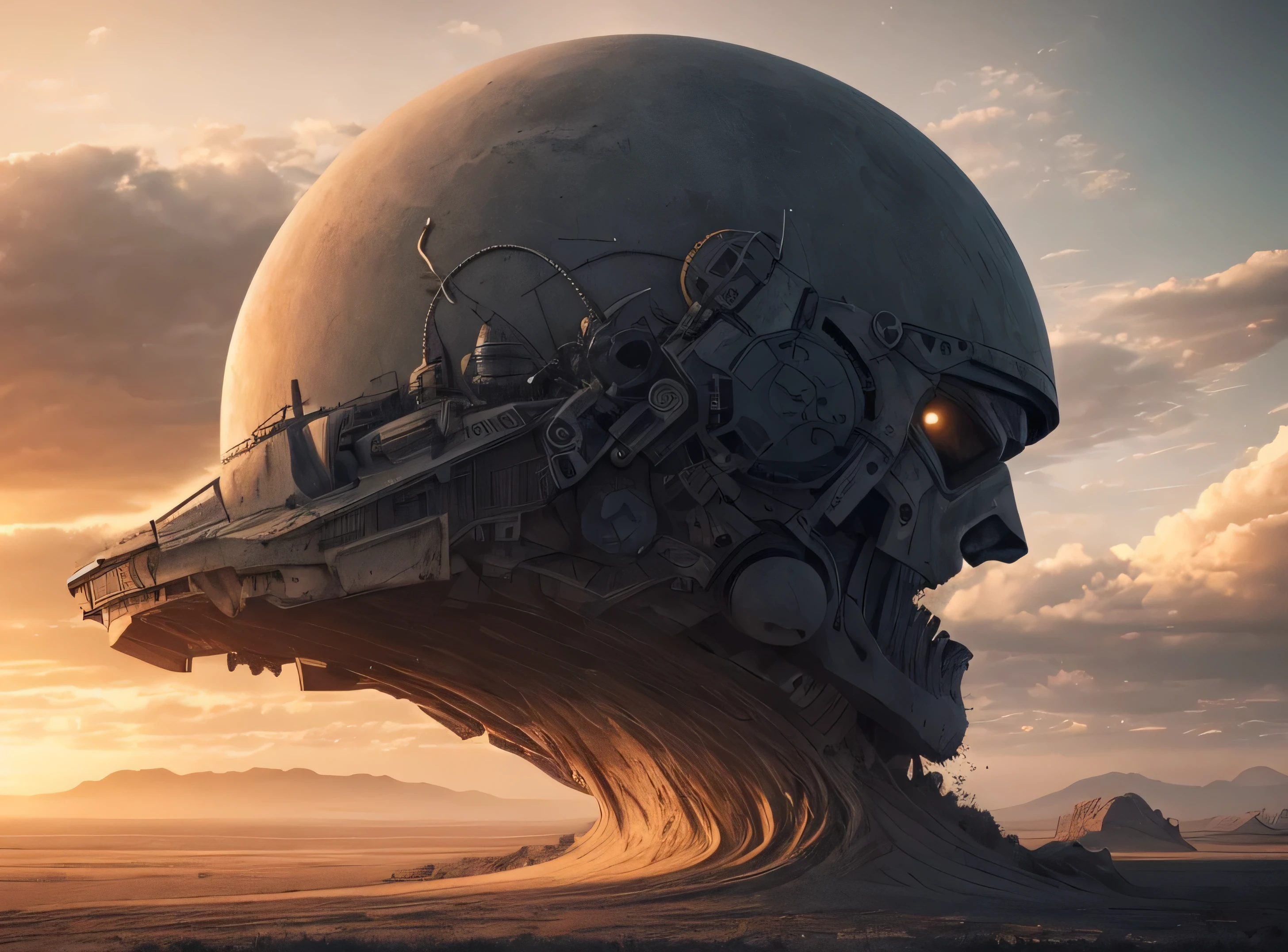 apocalypse landscape photorealism perfection by a master JARV and ai [88K]!