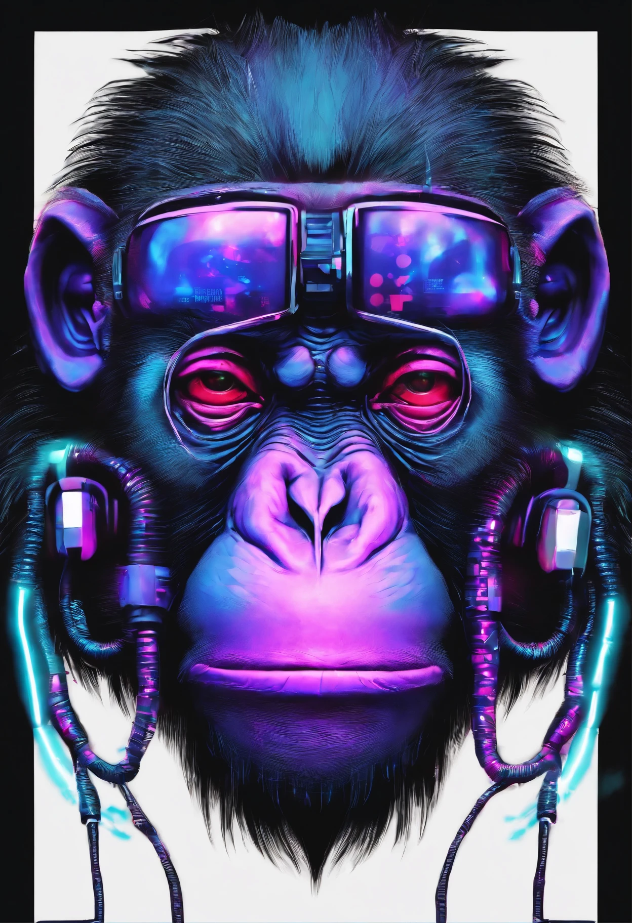 Realistic Monkey　Monkey hiding its eyes　Monkey plugging ears　Hide your mouth