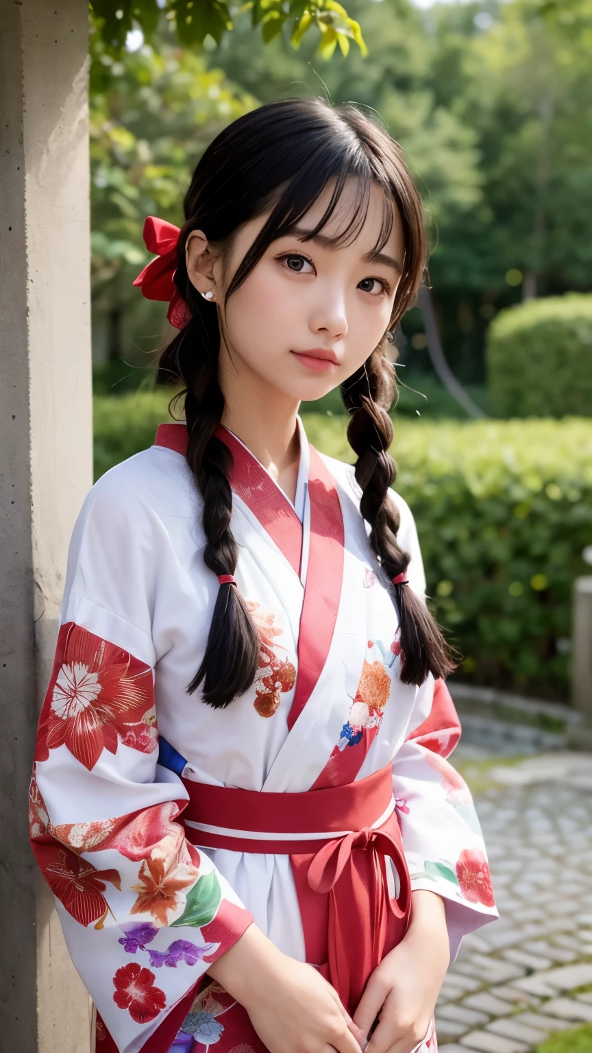 red shrine maiden clothes