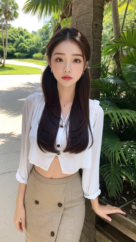 Casual hairstyle, chestใหญ่รั่ว:1.2),large size(navelรั่วสีขาวที่ลําตัวส่วนบน,Skirt with wrinkles at the bottom)
round buttons and large buttons,chestใหญ่((many times_chest))。Masterpiece, best quality, (perverted woman), (((Beach 1.3))), ((mature woman)), chestแตกแยกขนาดมหึมา,navel