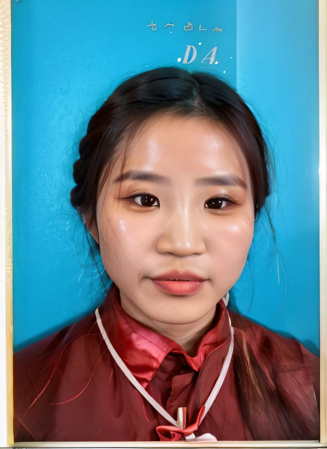 Il y a une femme en robe rouge posant pour une photo, Photo d’une femme, Phuoc Quan, phong yintion j - jiang geping, femme vietnamienne, Portrait de profil, Photo d’identité, Mai Anh Tran, portrait n - 9, Hoang Long Ly,  Mon esprit, Yun Ling, dans le style de Lam Manh, Portrait unique