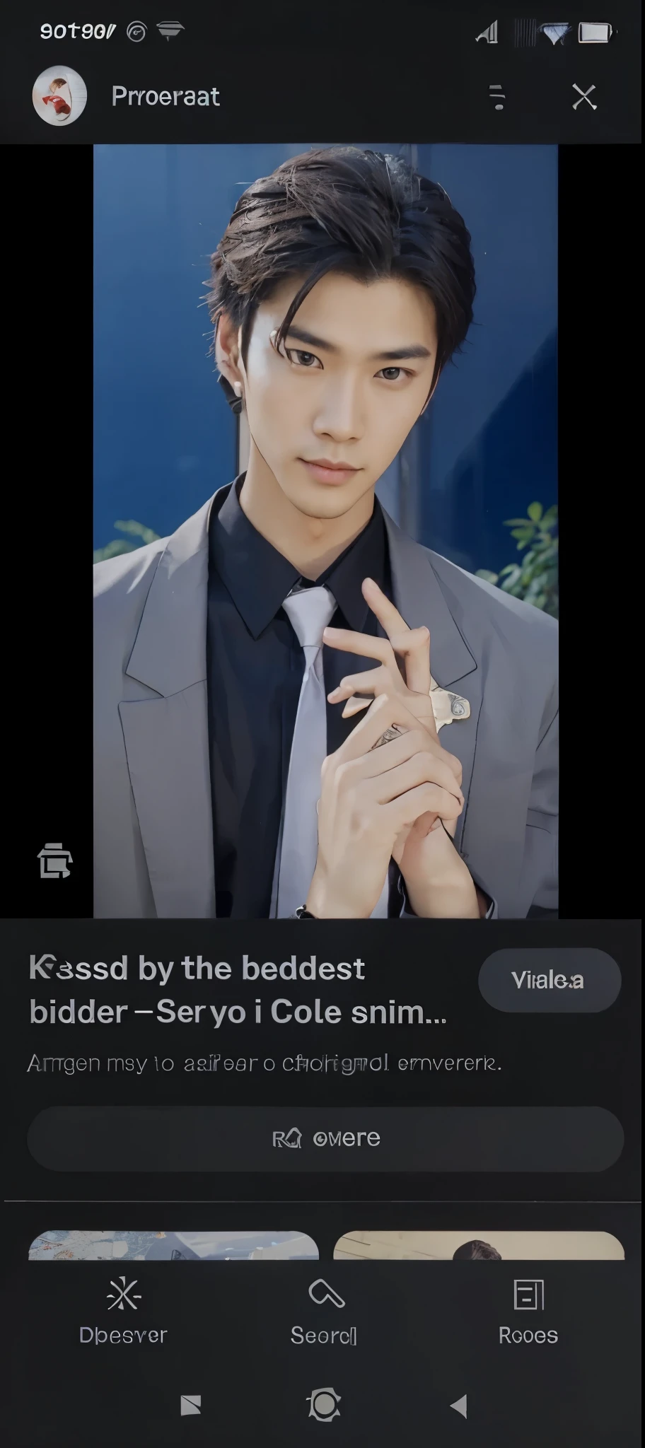Ealistic chinese handsome boy
