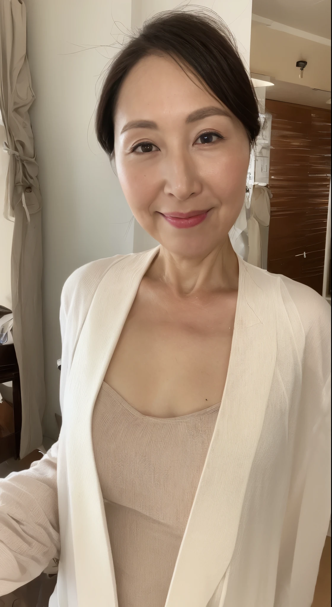 (((Sharpen))), (((alone))), obscene expression, Elderly mature woman pure white background, gravure, facing the front, ((Center the screen)), Wear a slip, describe the lips correctly,red lips, fancy makeup, from the chest up, Masseter muscle part, highest quality, Super detailed, realistic, Super detailed細なスキン, perfect anatomy, (1 Japan), (positive), 95 years old, Tremendous big, Fashion Model, Glamour, Sexy, pure white skin, looking at the viewer,