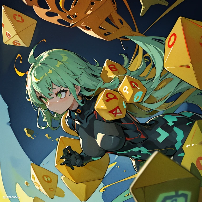 A female empress, short white hair, with yellow eyes, red nails, mostrando os peitos, legs open showing pussy, with an angry face and a provocative look, mouth open with tongue out. Wearing traditional Chinese imperial clothing, decorated in gold with black details, with red Hanafuda earrings, with a short red skirt. On your knees with dick inside pussy, in a hotel room bed, with a sunset in the window in the background.