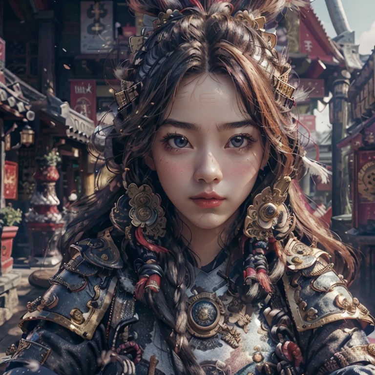 (best quality,4k,highres,ultra-detailed),(realistic:1.37),
portrait,girl,hardworking,stylish,outfit,bun hairstyle,
determined expression,working diligently,hair accessories,
vibrant colors,warm lighting,detailed eyes,long eyelashes,
fashionable clothes,modern background,confident posture,
professional atmosphere,positive energy,intense focus