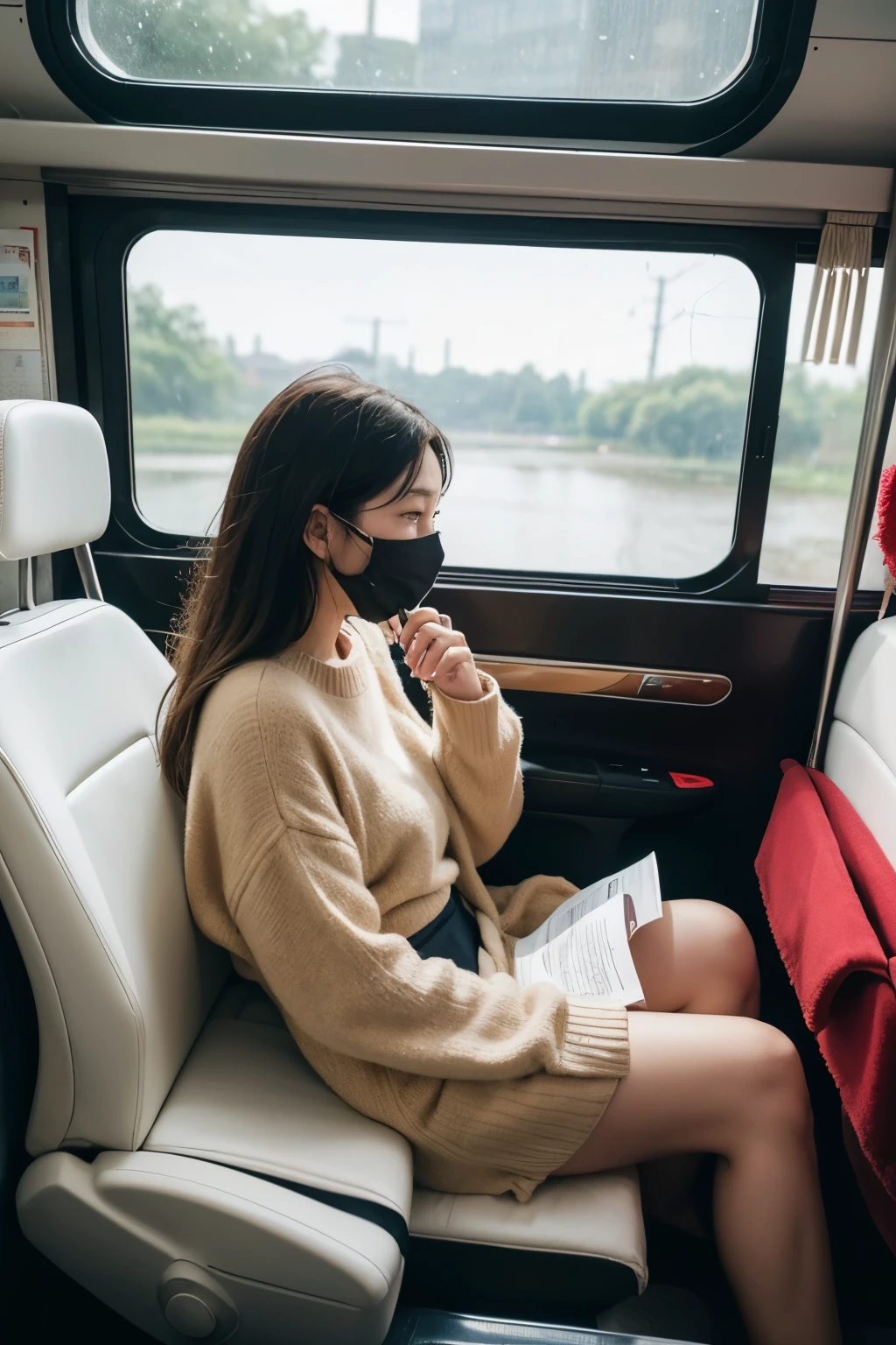 The train is on the verge of being scrapped。The softer parts of the floor have been corrugated.,Body swaying from side to side when walking in the aisle。The velvet on the seat surface is almost polished,The spring mat is like bread from a month ago。The hopeless air mixed with the smell of toilet and greasy wastes the carriage.。I spent 10 minutes raising the windows,Let the outside air come in for a while。But after the car started,Due to the influx of fine sand,It took almost as much time to close the window as it did to open it.。The train only has two carriages,About 15 passengers in total,And everyone is tightly tied together by cables of indifference and lethargy。 The old man in camel sweater is still reading a magazine。at his reading speed,It’s no surprise that I’m reading an old magazine from 3 months ago。The fat middle-aged woman stared at a certain point in space with the air of a music critic listening to Scribbin's piano sonata.。I followed his gaze secretly,but nothing。The children are very quiet。No one makes any noise,No one is running around,I don’t even bother to look at the scenery outside.。Someone coughs from time to time,The sound is like hitting a mummy on the head with fire chopsticks。Every time the train pulls at a station, there are people getting off.。When someone gets off, the conductor also goes down to collect tickets.,The train will start as soon as the conductor comes up。The train conductor showed no expression,Even if you don't wear a mask, you can definitely become a bank robber.。A river stretches continuously outside the window。Due to the collection of rainwater,The river is turbid,became brown。under the autumn sun,It looks like sparkling milk coffee flowing all the way。There is an asphalt road along the river that disappears and appears.。Although from time to time there are large trucks carrying lumber speeding westward,But in general,Traffic conditions are extremely dull and deserted。Advertising boards on both sides of the road send aimless messages to the empty space.。To relieve boredom,I started to look at the fashionable advertising boards with flavor that flashed into my eyes one after another--or the slightly tanned bikinis drinking Coca-Cola,Or a middle-aged character actor holding a Scotch glass at an angle with a wrinkled forehead.,Or a diving watch filled with splashes of water,Or a female model applying nail polish to her nails in a trendy room that spends a lot of money.。It seems that the new pioneers called the advertising industry are indeed opening up the earth in every possible way.。