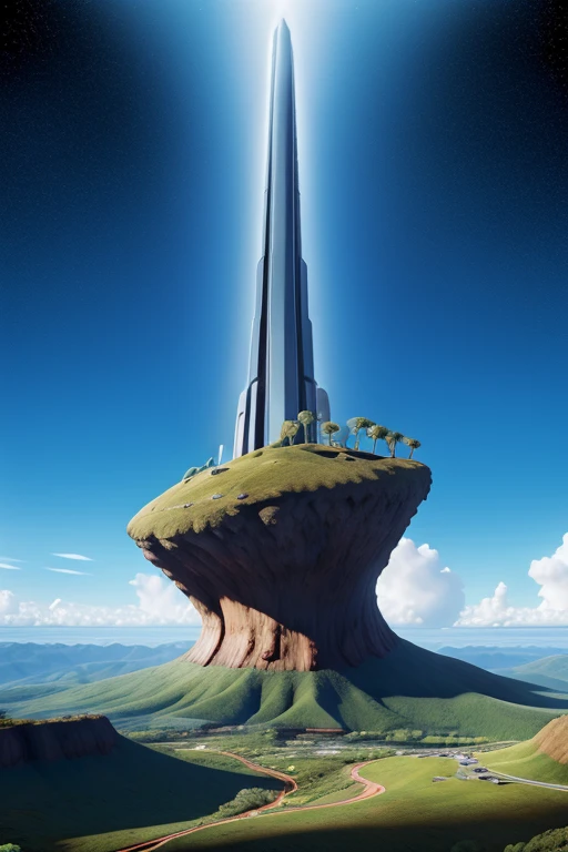 CIDADE FUTURISTA, fantasia, 23rd century, Inglaterra, Montanhas