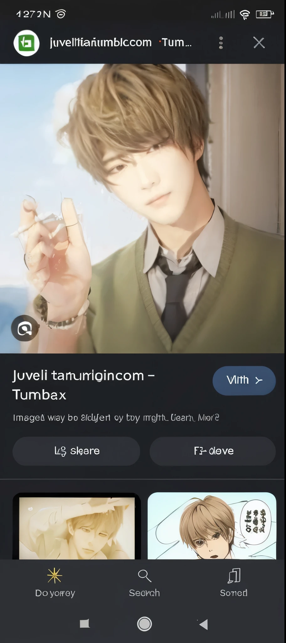 Realistic korean handsome boy