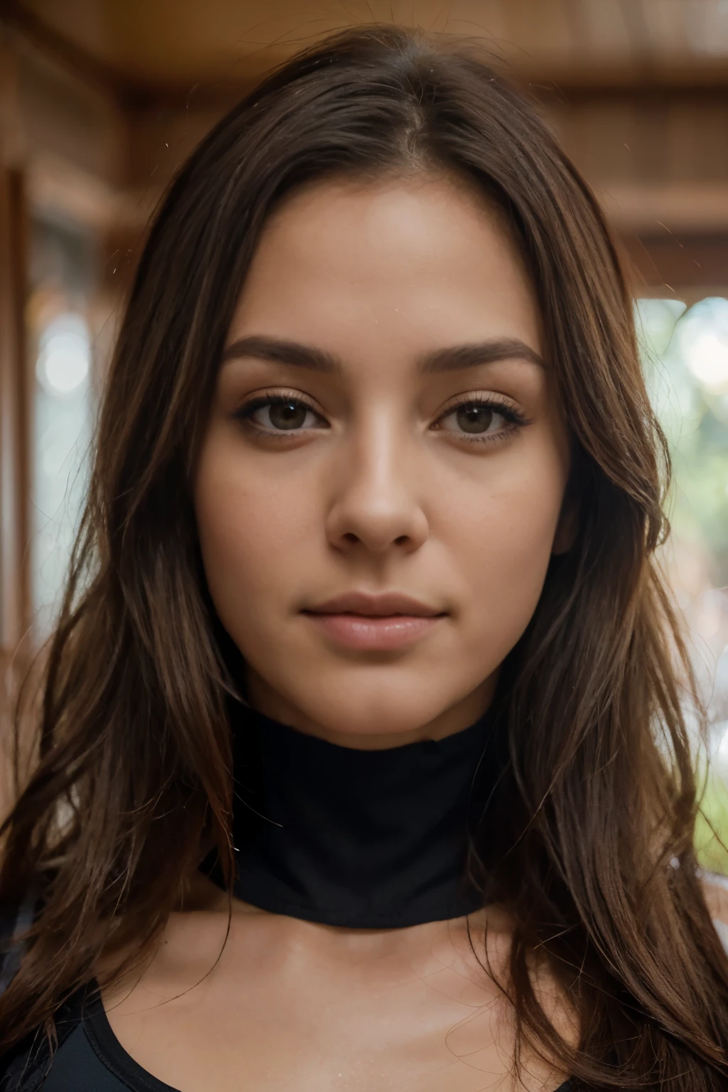 Breathtaking cinematic photo of a 30 year old girl with By the chestnut and Brown eyes, feliz, happy expression, boca cerrada, hermoso lips, Detalles intrincados, Poca profundidad de campo, muy detallado, alto presupuesto, epic hollywood movie, gorgeous, obra maestra, premiado, profesional, muy detallado, textura de piel detallada, (rubor: 0.5), (piel de gallina: 0.5). (the most hermoso woman in the world) (By the chestnut) (cabello corto y rizado, Cabello salvaje, corte elegante) cara delgada, nariz fina, hermoso, very hermoso, perfecto face, esbelto body (esbelto), (By the chestnut) (Brown eyes ) (piel blanca) cuerpo hermoso, cara occidental, ojos depredadores, labios rosados, muslos gruesos. cuerpo completo, belleza occidental, nariz fina, hermoso, perfecto, ((Mejor calidad)), ((ultra-resolution)), ((Fotorealista: 1.4)), (Detalles intrincados), perfecto face, constituir: 1.5 , cara clara, detalles faciales. Vista frontal ((Uniforme, tactical suit, disfraz de agente, SPY)) en el gimnasio