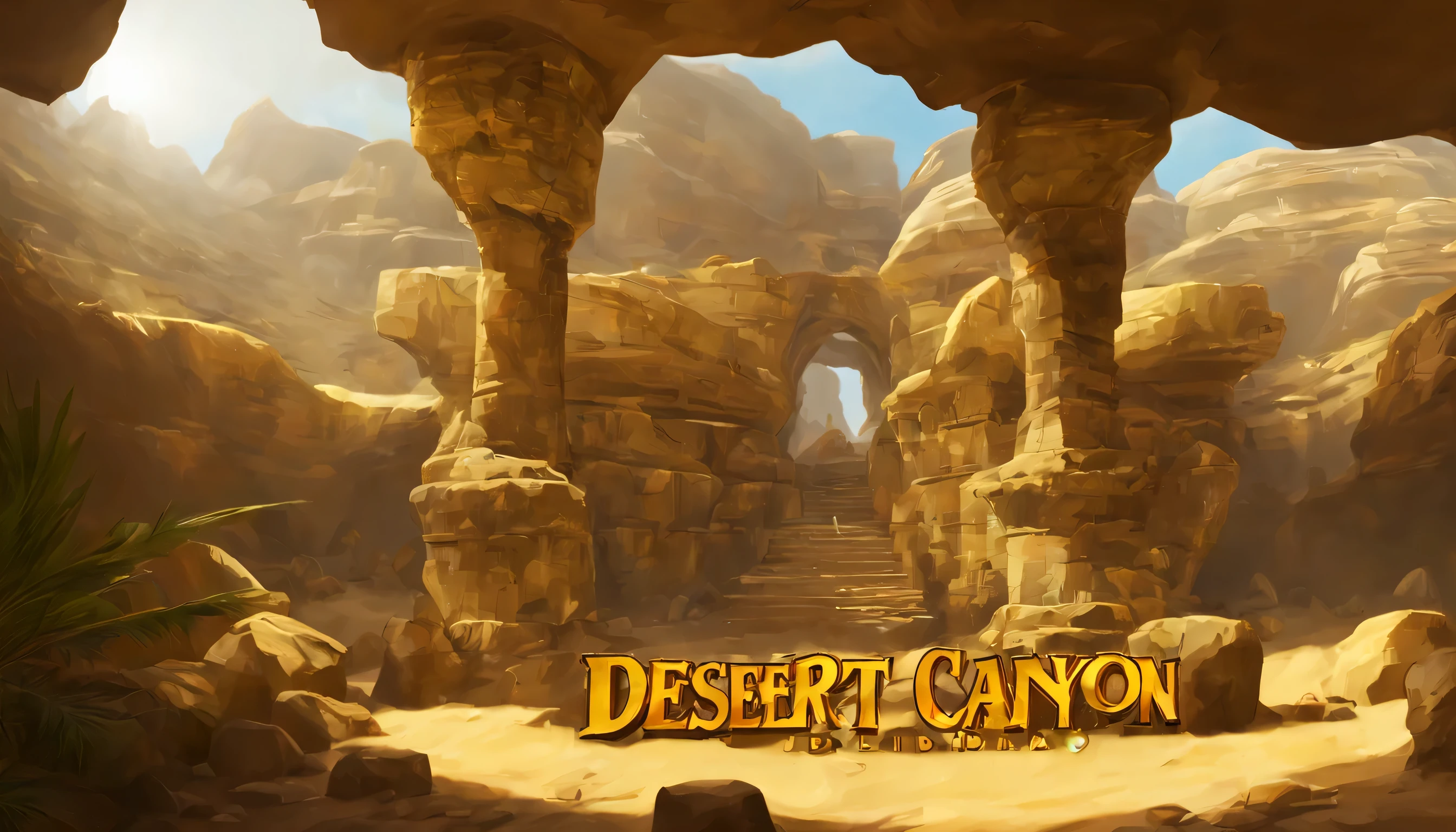Desert Canyon, hawk on the top of the rock, (best composition), (Masterpiece), (Best Quality), (Ultra high Detailes)
