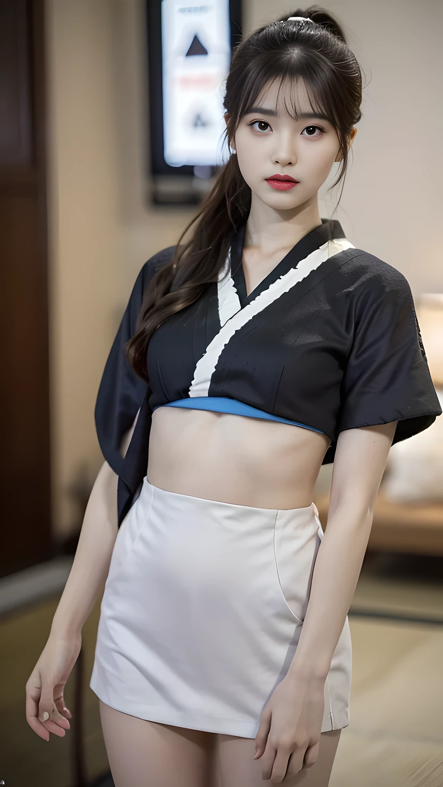 ((()))、(((high school girl)))、(((A charming face)))、(((Young face)))、(((beautiful girl)))、(((A beautiful woman)))、Beautiful woman、Cute woman、((Innocent face))、((Smile))、((Ultra-detailed face))、((Detailed lips))、((Detailed eyes))、((double eyelid))、(((Beautiful Face)))、(((Beautiful, well-shaped eyes)))、(((Beautiful, well-shaped lips)))、Very Short Hair、ponytail、Pixie cut、BREAK、BREAK、(((Wearing traditional Ainu clothing)))、Off the shoulder、BREAK、8 heads、(((slender)))、(((Slim body)))、(((Thin body)))、(((Slim woman)))、Flat Chest:1.4、BREAK、Photographic quality、Natural light、(フォトRealistic:1.4)、(Highest quality:1.2)、(Ultra-high resolution:1.2)、8K、RAW Photos、Realistic、High Detail、Film Grain、Detail Skin、Symmetrical、Delicate skin、Real human skin、pores、Super detailed、Detailed、(masterpiece : 1.2)、Thin face、Sharp Face、Small Face、Small face、Narrow shoulders、Small shoulders、Small shoulders幅、Slim shoulders、Narrow shoulders幅、Beautiful Japanese Woman、Beautiful Korean Woman、Slim womanモデル、Young Gravure Idol、Realistic young gravure idol、Young Sensual Gravure Idol、Young Pretty Gravure Idol、Japanese Model、Young Gravure Idol、(From the knee up) 、arms behind back:1.3