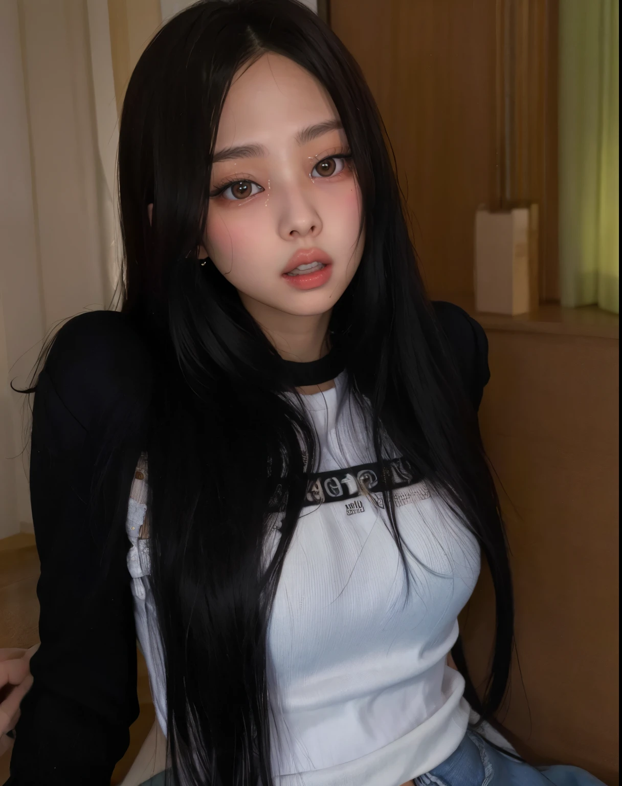 jennie from blackpink face, fotorrealista, ultrahd