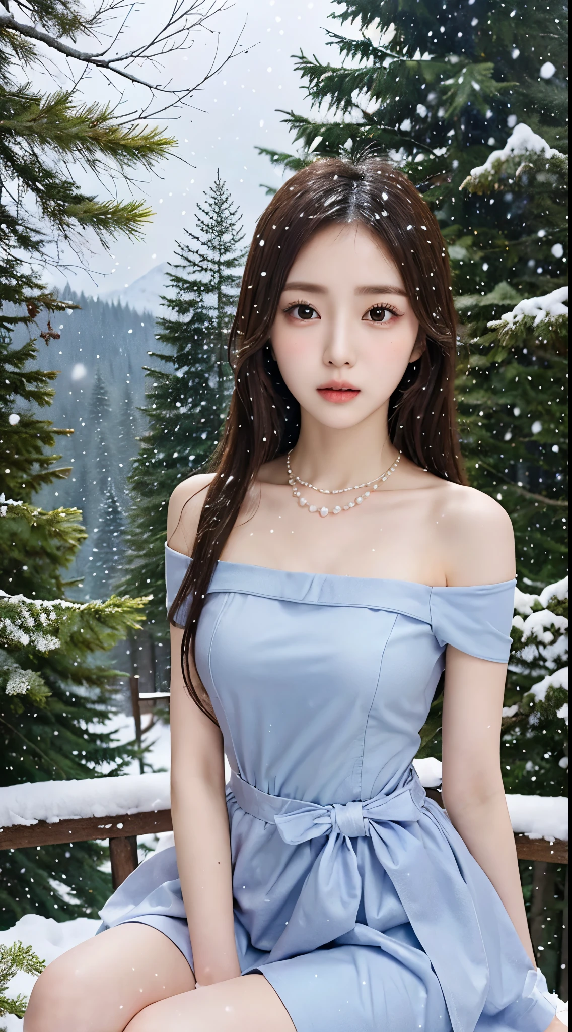 anime girl with long white hair and a blue dress in the snow, white haired deity, white hair floating in air, anime fantasy illustration, flowing white hair, beautiful young wind spirit, beautiful fantasy anime, glowing flowing hair, ethereal anime, beautiful anime artwork, beautiful digital artwork, anime fantasy artwork, ((a beautiful fantasy empress)), 2. 5 d cgi anime fantasy artwork