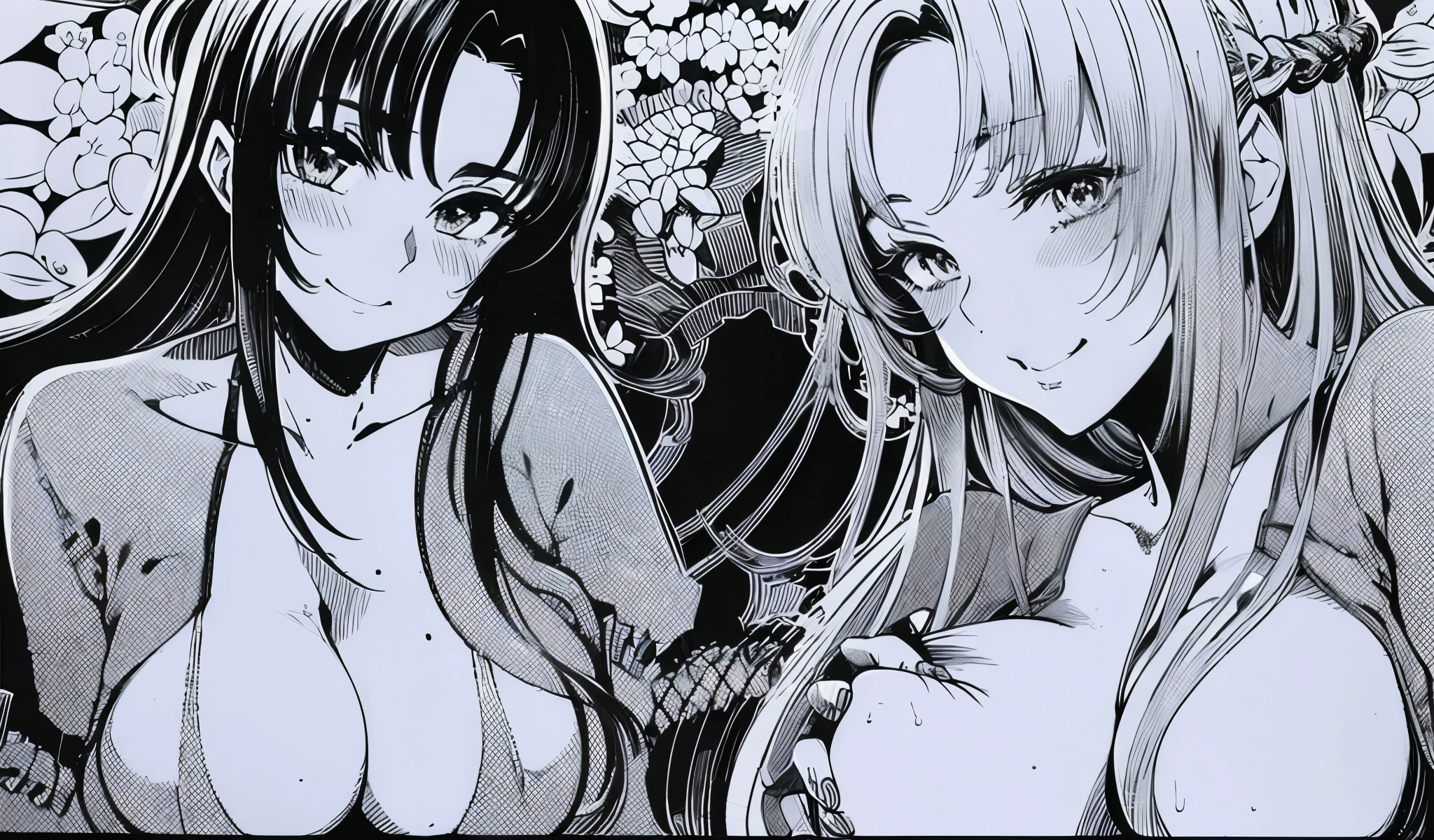 masterpiece, Best quality at best, (1girl), Tsunade Senju, Large breast,(cleavage),(upperbody closeup),Raised sexy, shy,smile,long blonde hair, (brown eyeballs:1.4), the cherry tree, busty figure, female body, ((thong bikini, nipples bulge)) --auto --s2