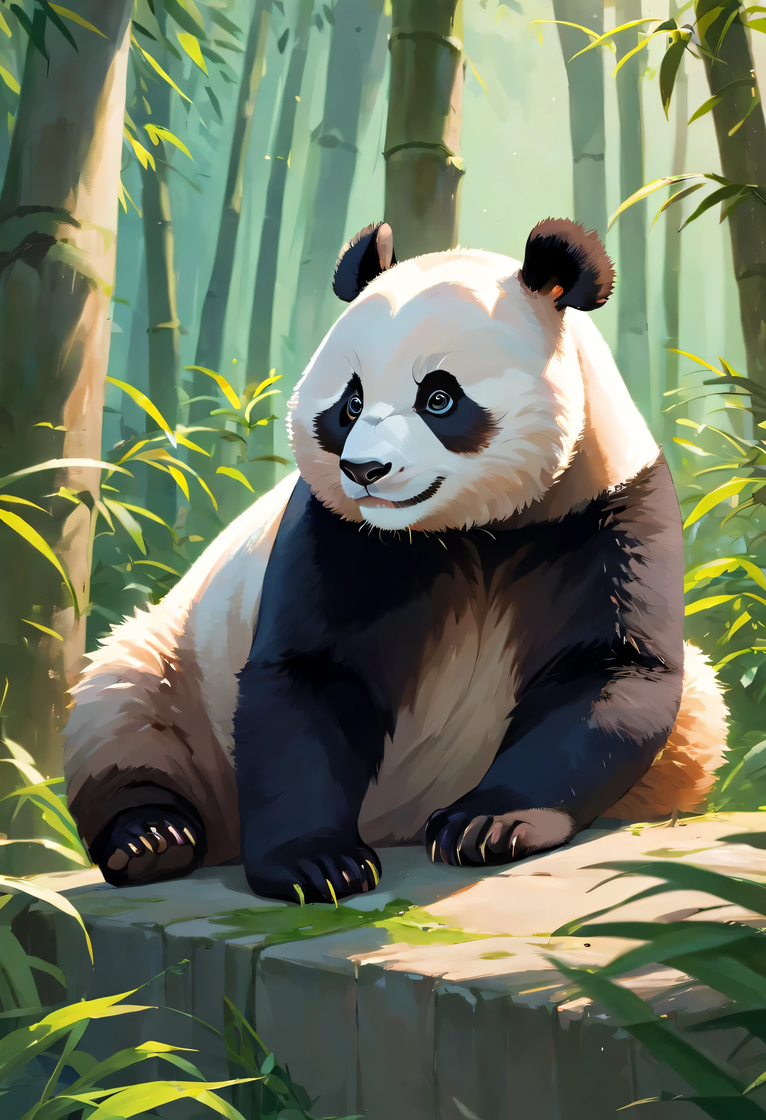 "Generate ultra high definition images,Capture the irresistible charm of pandas striking cute poses. Achieve shallow depth of field with advanced aperture settings, Make sure the panda’s features are in sharp focus,Make the background soft and blurry at the same time, Create a dreamy atmosphere.
Place the camera at eye level with the panda, Capture your subjects in a natural perspective using mid-to-telephoto lenses. implement soft, Diffuse lighting enhances the panda’s fluffy fur and adorable features, Create soft highlights,Highlight its cuteness.
Capture real moments of giant pandas, Paws raised or playfully posed, Convey a sense of innocence and curiosity. Use faster shutter speeds to freeze any subtle movements or expressions, ensure every detail, From button nose to expressive eyes, captured accurately.
Try composition,Frame pandas in a visually engaging way, Use the rule of thirds to guide the viewer’s eye. Enhance image color palette,to emphasize the monochrome contrast between the panda and its surroundings.
Implement post-processing techniques to refine image contrast, clarity, and color balance, ensure every aspect, From the panda’s adorable expression to the texture of its fur, 呈现出惊人的clarity.
finally, Capture adorable moments in panda poses, Inviting viewers to experience the joy and wonder of this beloved creature."