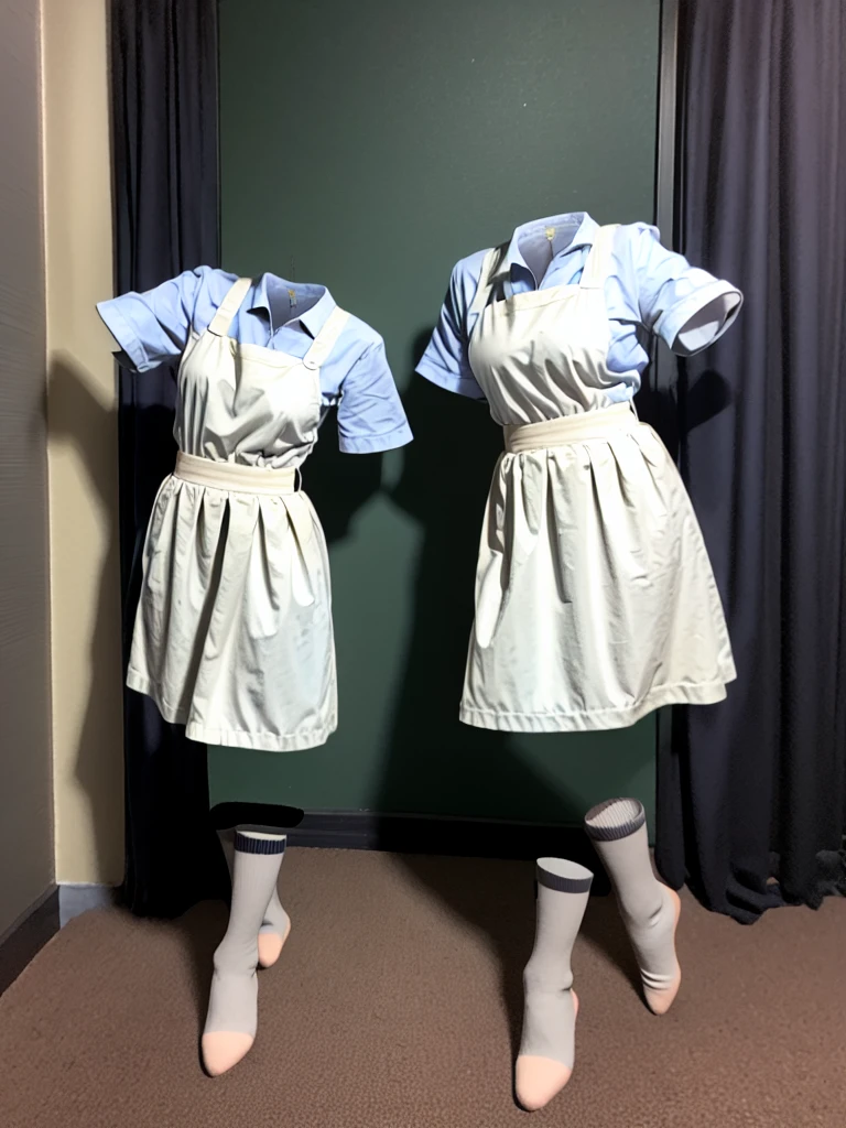 最high quality、fine details、very delicate and beautiful、16k、High resolution、high quality、high detail、very detailed、whole body、woman、full body、Reality、real、live-action、high school girl、school uniform、The Invisible Man、The skin is transparent、Overall image
