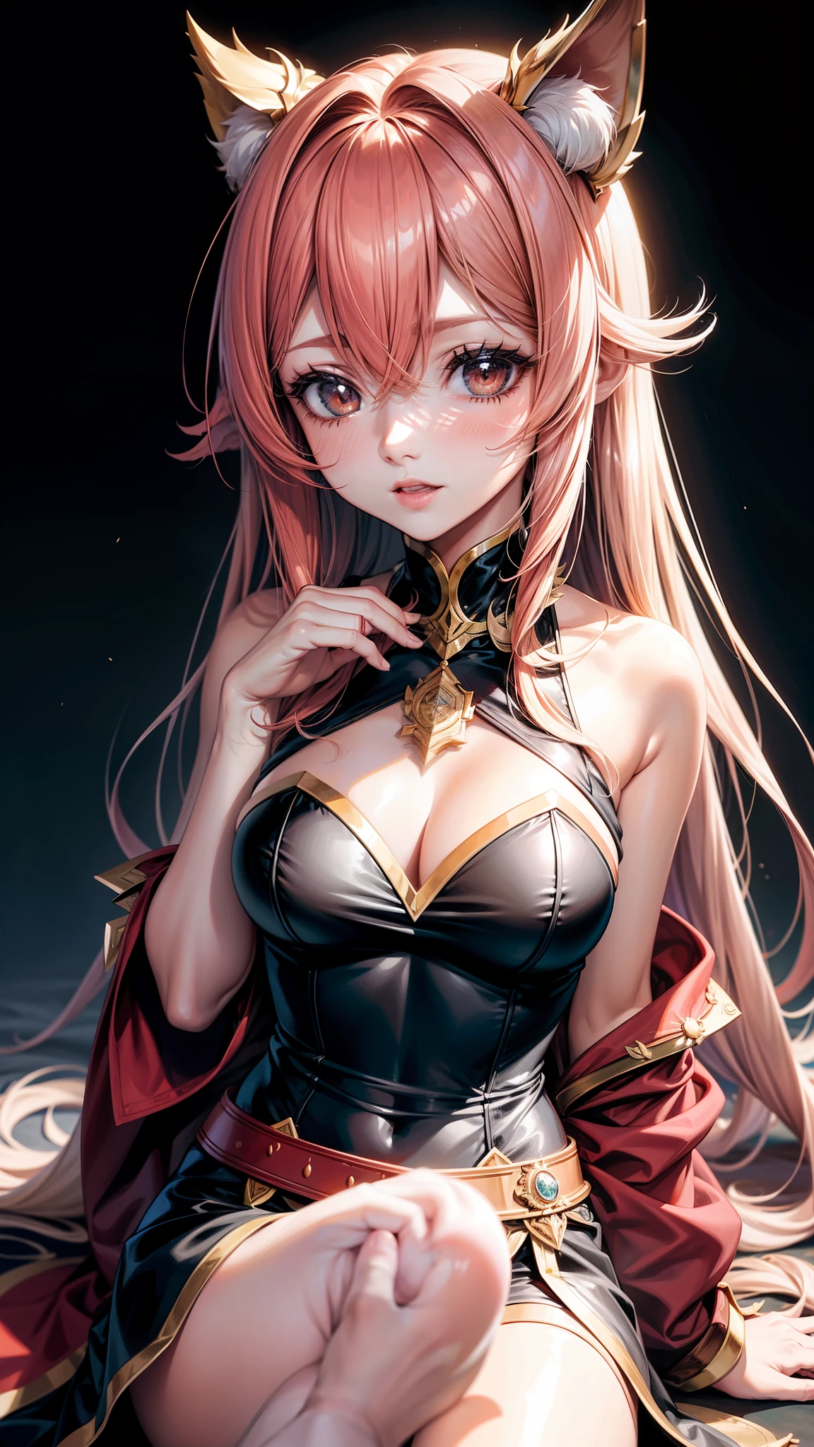 um close de uma mulher com uma roupa roxa com chifres, deusa dos animes, garota anime sedutora, linda mulher de anime sedutora, Arte digital detalhada de anime, Arte detalhada de alta qualidade 8k, artgerm extremamente detalhado, 2. arte de fantasia de anime, arte detalhada do animework, linda mulher de anime, arte detalhada do anime