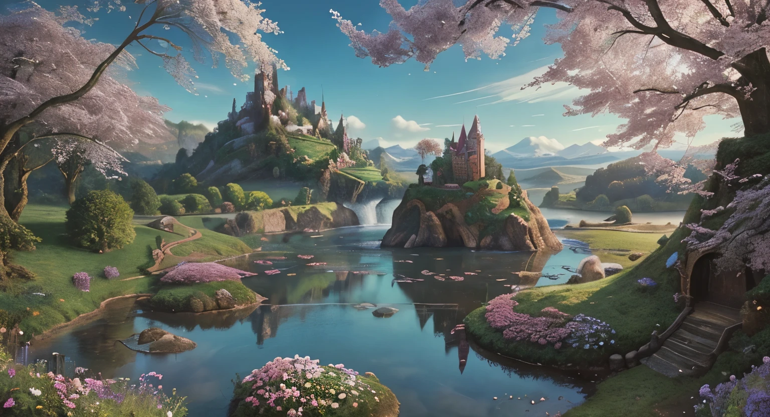 A fairyland beautiful landscapes