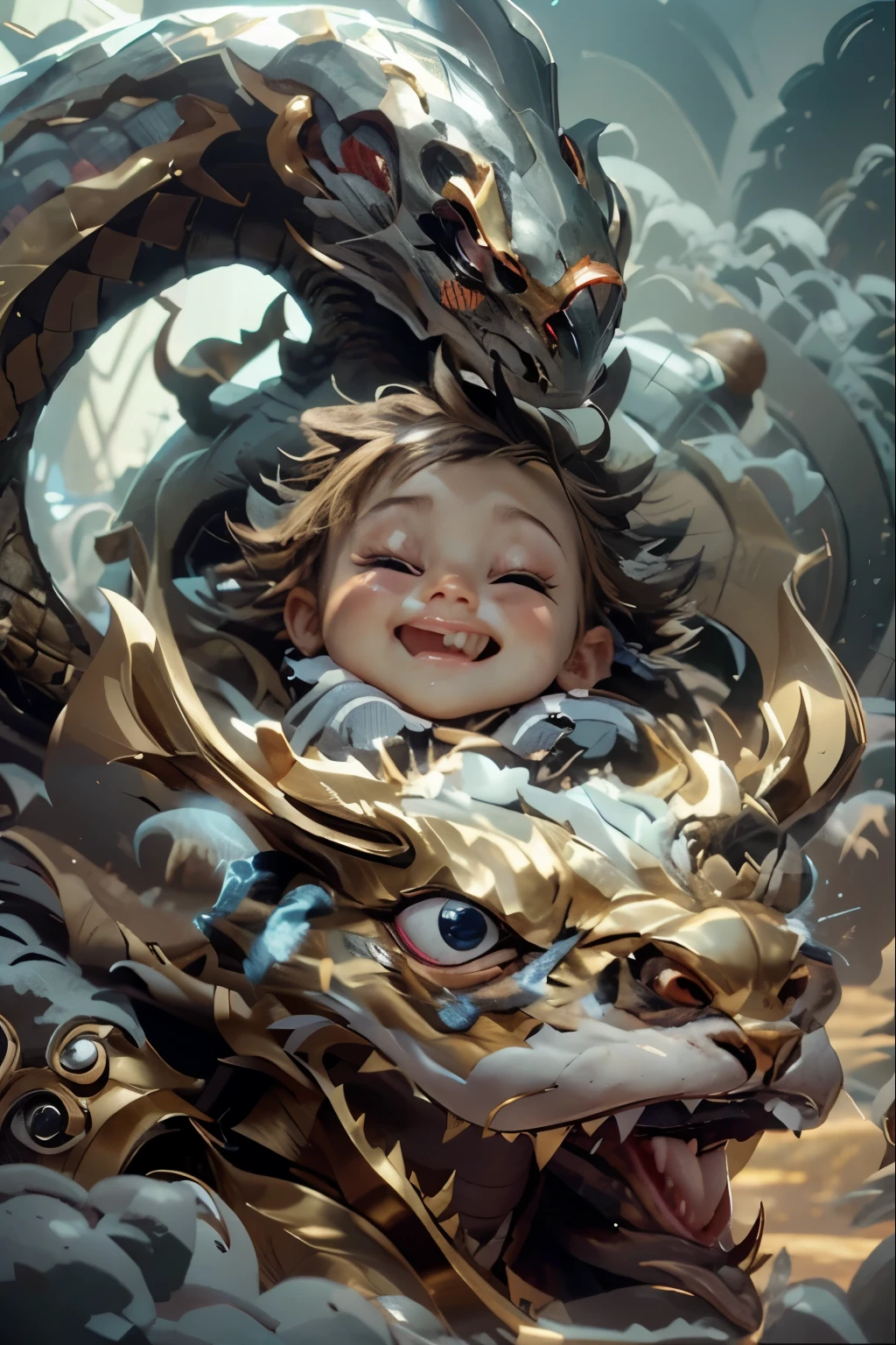 Cute version of dragon