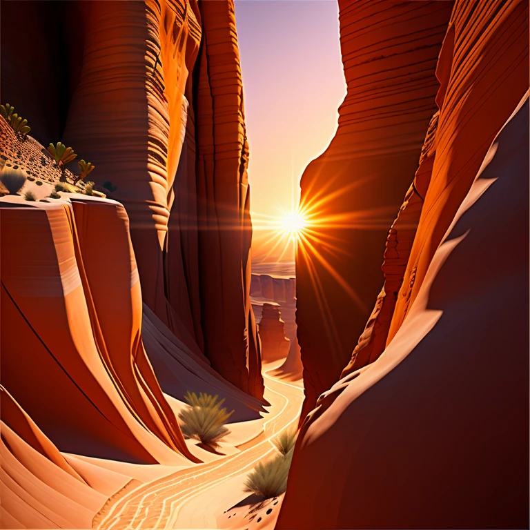 (8K, Live shooting, highest quality, pieces fly: 1.2), High-definition RAW color photo, professional photography, cinematic light, ((desert canyon)), valley of the kings, land without vegetation, dusty plateau, (Rock-cut tombs in a rocky mountain valley), world heritage landscape, at dusk, sunset shining through, Light of the sun, ((desert and rocks, canyon landscape)), (Use wide-angle lens:1.2, film grain), center image, High resolution, high detail, epic movie lighting, lively, hyper real,