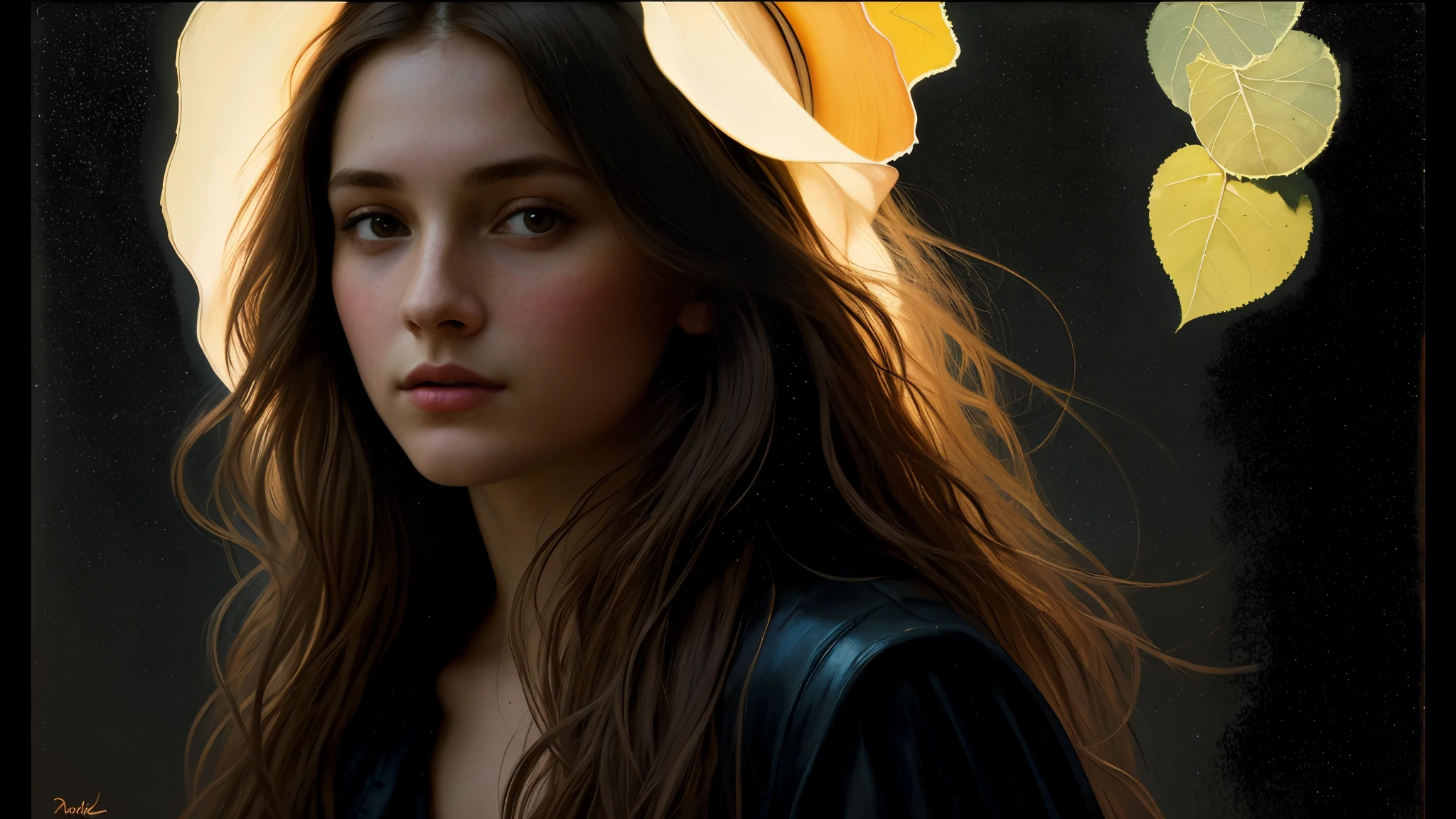 (front focus),(in the dark:1.6), Hyperrealist portrait of the female by David Hockney and Alphonse Mucha, fantasy art, photo-realistic, dynamic lighting, art station, poster, volumetric lighting, very detailed faces, 4 k, award-winning,, 1girl, in the dark, deep shadow, low key, cowboy shot,(official clothing:1.4), long hair,