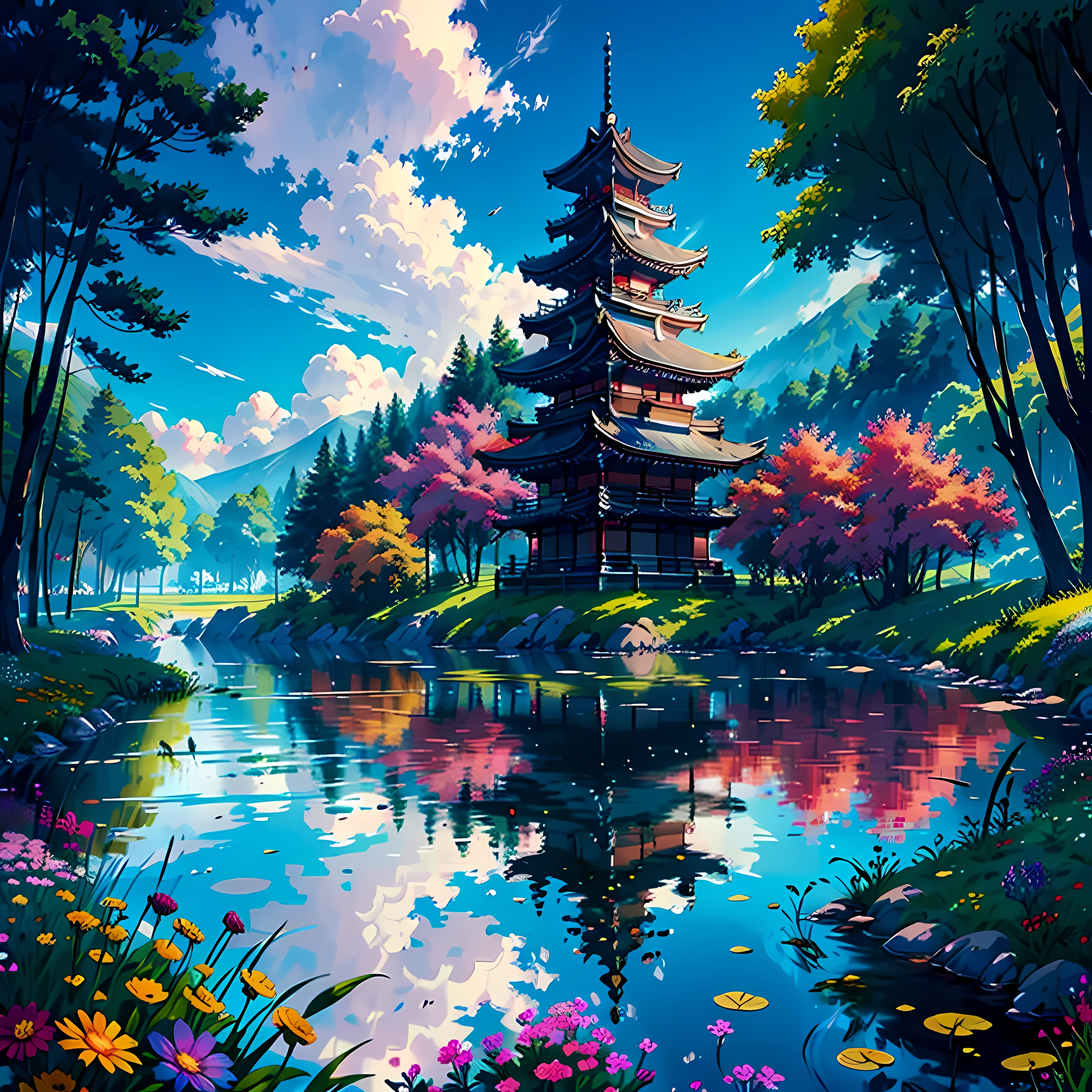 Développer un design charmant inspiré de l’univers de Stardew Valley, se concentrant sur plusieurs étoiles violettes. Ces étoiles doivent avoir une apparence unique et captivante, représentant l’atmosphère magique et enchanteresse du jeu. Les traits et le style du dessin doivent ressembler au charmant aspect pixélisé de Stardew Valley, s’assurer que le design est fidèle à l’esthétique du jeu,Rappelez-vous que l’objectif est de créer une illustration magique et attrayante qui transmet l’atmosphère chaleureuse et merveilleuse de Stardew Valley, mettant en valeur les étoiles violettes en tant qu’éléments centraux du design
, (Éclairage de jante): 1.2, tons chauds, sun réflexion, ombres douces, Couleurs vives, Effet pictural, ambiance de rêve BREAK lac pittoresque, montagnes lointaines, Le soleil, L&#39;eau calme, réflexion, Nuages ensoleillés, environnement tranquille, Coucher de soleil idyllique, ultra détaillé, Art officiel, Fond d&#39;écran de l&#39;unité 8k, emmêlé, mandalas, Japon, animé, temple, ambiance japon, montagne japonaise, temple japonais, Bouddha, Pixar, HD, qualité : 8k, détail, Réaliste, High qualité.