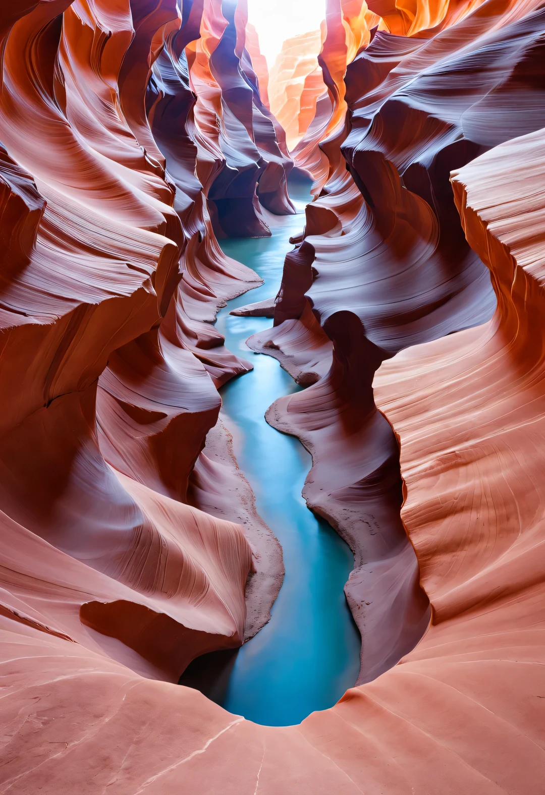 Colorado Grand Canyon，因为大峡谷独有的魅力——奇特地质地貌🗾峡壁被雕琢得精美细致，Showing this strange scenery now🏞。
Antelope Canyon, Top Ten Photography Locations in Morning Light World