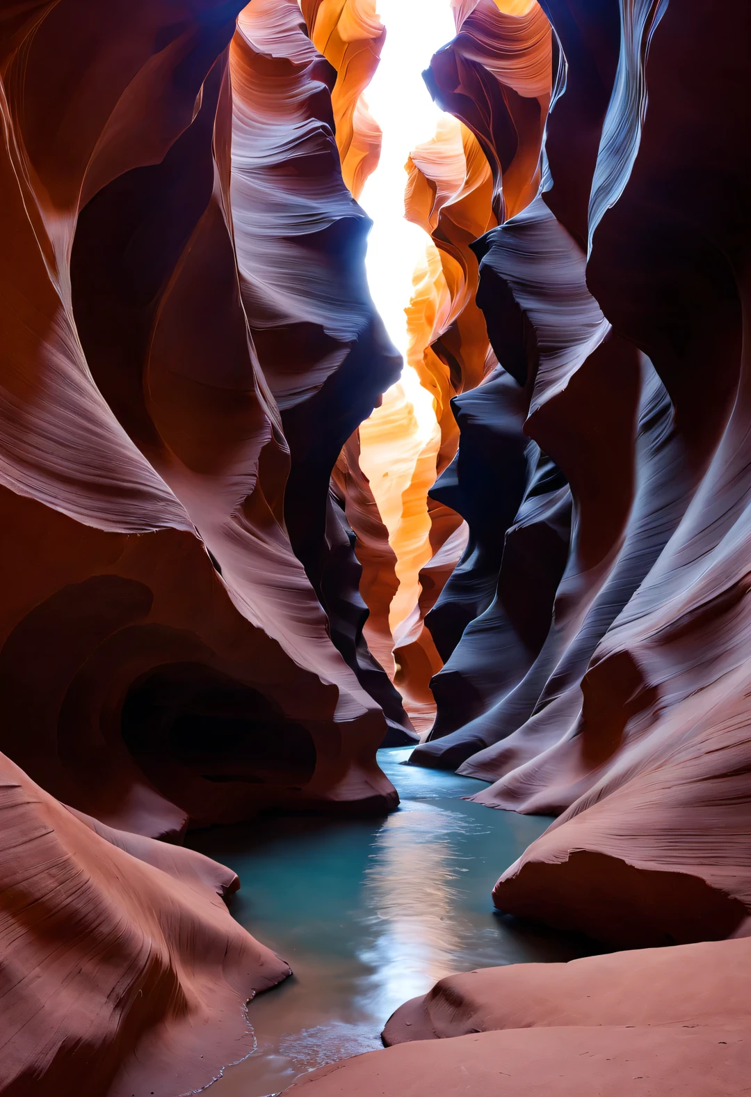 Colorado Grand Canyon，因为大峡谷独有的魅力——奇特地质地貌🗾峡壁被雕琢得精美细致，Showing this strange scenery now🏞。
Antelope Canyon, Top Ten Photography Locations in Morning Light World