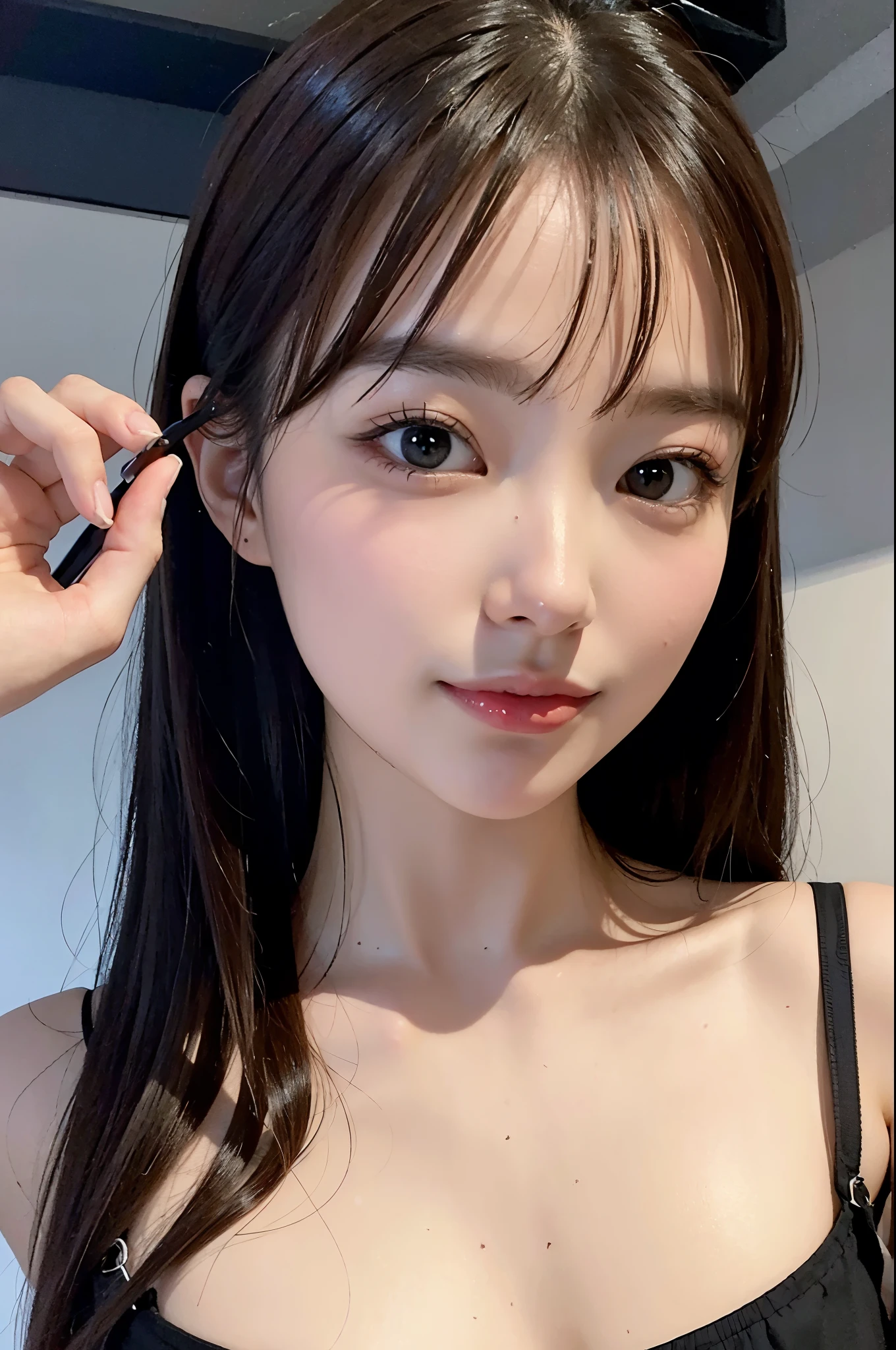 Pieckfinger, ((masutepiece)), Best Quality, 1girl in, eye shadow, Upper body, Portrait,
