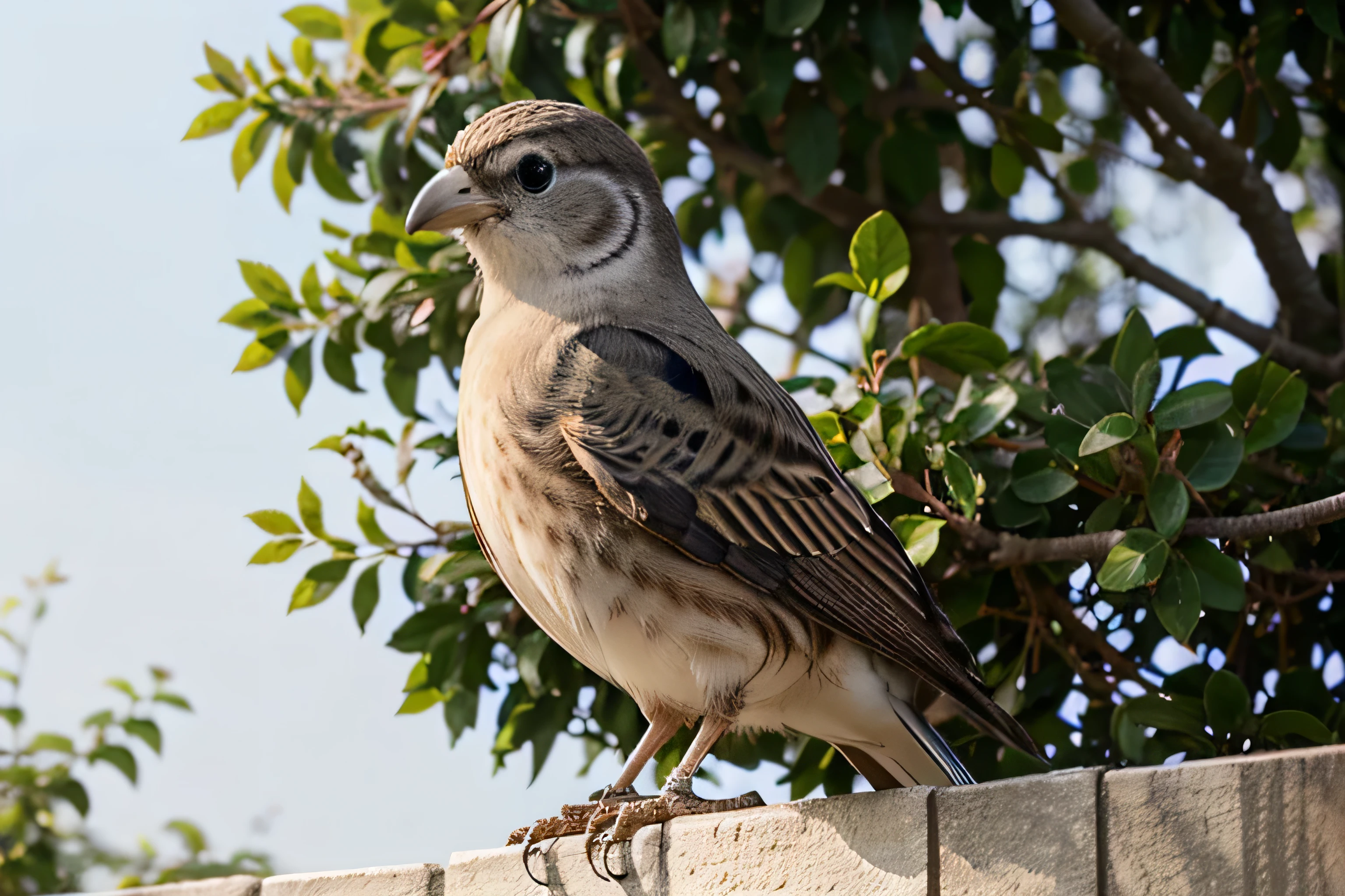 cute bird perched outdoors