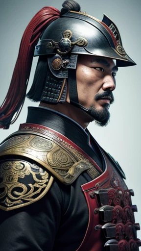oriental、man in ancient chinese armor、Ancient Chinese man wearing a leather helmet、three kingdom、multiple warlords、highest quality、masterpiece、ultra high resolution、(realistic:1.4)、Game Posters、Clear and beautiful image quality、