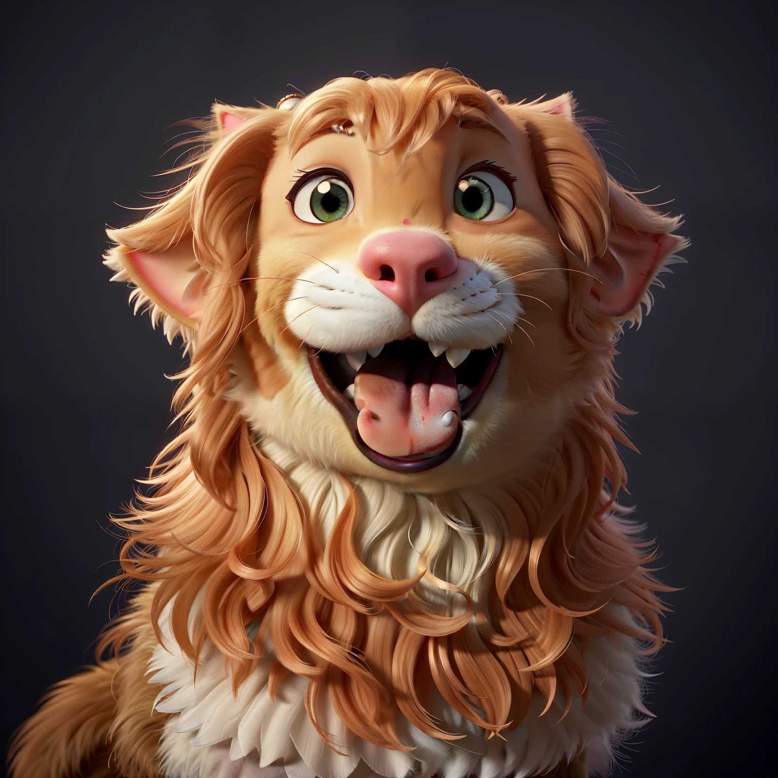 (tmasterpiece), (Need), (super-fine), (full bodyesbian:1.2), ultra cute, Baby, Pixar, Baby cat, It's a big eye-catcher, fluffly, ssmile, Delicate and delicate, Fairytales, Incredibly high detail, pixar-style, bright color palette, natural soft light, background in solid color, Octane rendering, Trends on Artstation, opulent, ultra-wide-angle, 8k, k hd, realisticlying