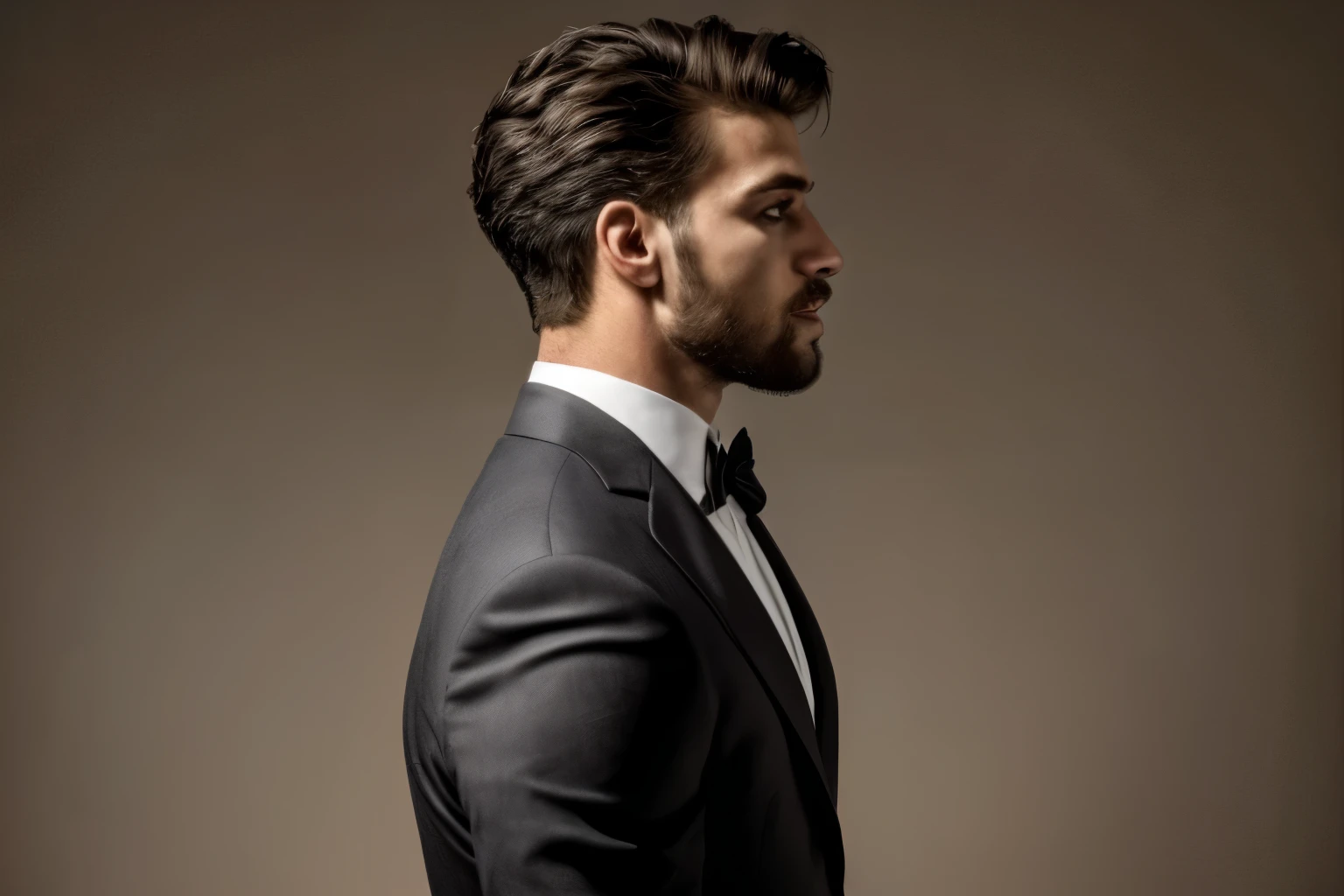 (best quality,4k,8k,highres,masterpiece:1.2),ultra-detailed,(realistic,photorealistic,photo-realistic:1.37),male,profile picture,close-up,sharp focus,intense gaze,distinctive features,fine facial hair,strong jawline,expressive eyes,professional lighting,neutral background,vivid colors,subtle color grading,luminous highlights,subtle shadows,fashionable attire,modern style,handsome expression,natural skin tones,endearing smile,confident pose,high-resolution texture,detailed hair strands,crisp details,artistic touch,high contrast,classic black and white,candid shot,eye-catching composition