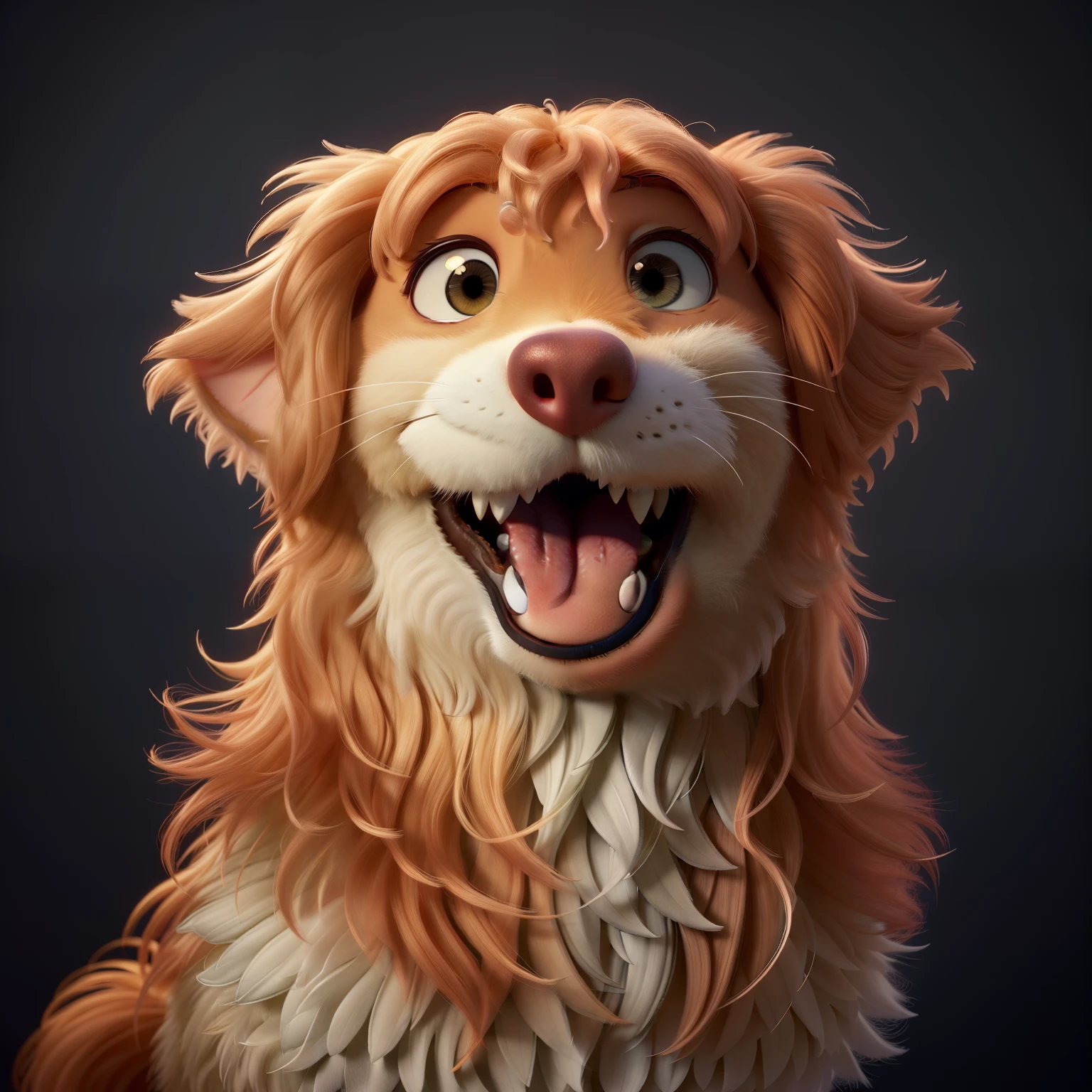 (tmasterpiece), (Need), (super-fine), (full bodyesbian:1.2), ultra cute, It's a big eye-catcher, fluffly, ssmile, Delicate and delicate, Fairytales, Incredibly high detail, pixar-style, bright color palette, natural soft light, background in solid color, Octane rendering, Trends on Artstation, opulent, ultra-wide-angle, 8k, k hd, realisticlying