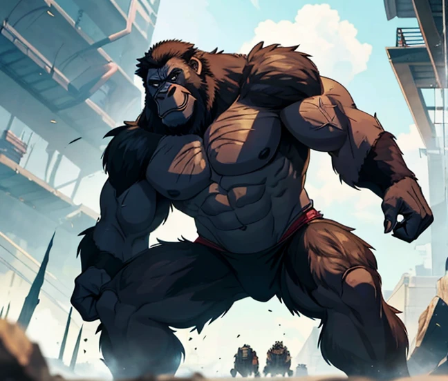 Overbearing, Behemoth, muscle, combative, overwhelmed