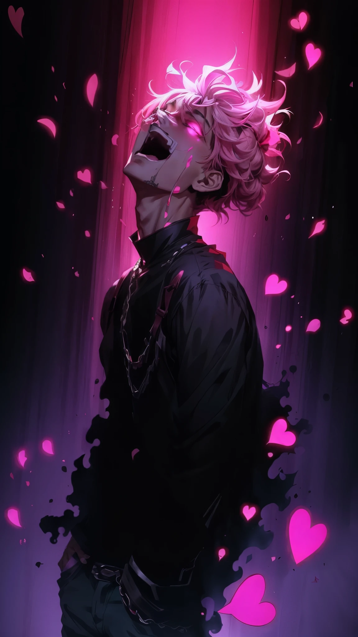 anime, anime art, anime boy, pink, black, pink, pink, pink, pink, pink, pink, pink, pink, pink, pink,, handsome guy in demon slayer art, anime wallaper, anime wallpaper 4 k, anime wallpaper 4k, best anime 4k konachan wallpaper, anime wallpaper, 4k anime wallpaper, badass anime 8 k