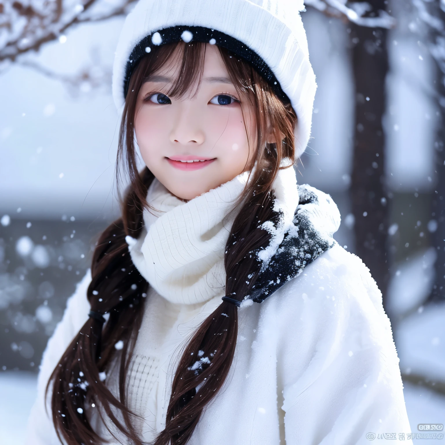 snow muscle beautiful girl