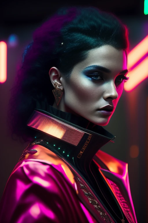 Detailed gothic medieval portrait in cyberpunk style , futuristic (neon :1.1)Reflective clothing, science fiction, robot pArts, gold pArts, Camera theater light ef 50mm, ((Art by Greg Rutkowsky)), (Studio Ghibli:1.1), Artgern, Art, illustration, ((dark atmosphere)), ((road network)), ((high dynamic range))
((minimal palette colors)), soothing tone, pastel colors, dim, calm colors, Soft colors with high detail, intricate details