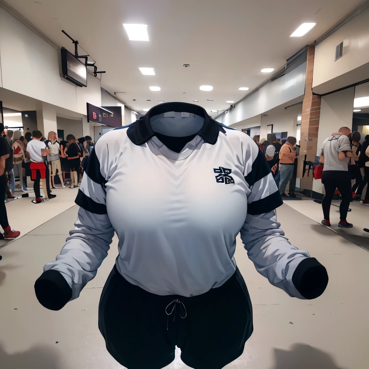 (masterpiece), (extremely intricate:1.3), (realistic), portrait of a black girl, large breasts, the most beautiful in the world, dark eyebrows, curly hair, almond eyes, embarrassed expression, blushing heavily, (tshirt), (yoga shorts), (backpack), detailed textures, upper body, indoors, bright sunlight, classroom hallway, professional photograph of a stunning woman detailed, looking at the camera, alluring stare, detailed eyes, sharp focus, dramatic, award winning, cinematic lighting, octane render unreal engine, volumetrics dtx, (film grain, blurry background, blurry foreground, bokeh, depth of field, motion blur:1.3)