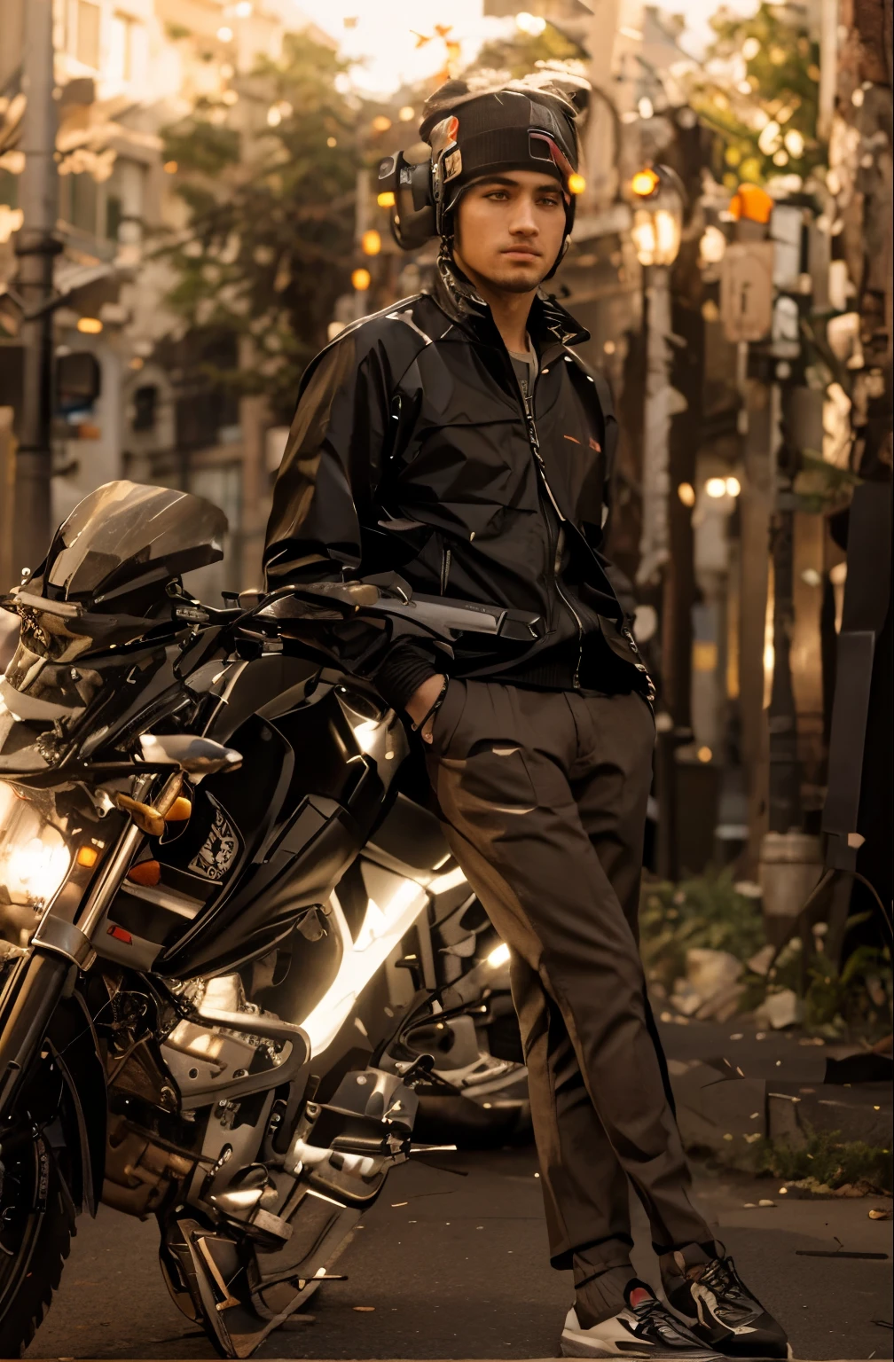 Change background cyberpunk handsome boy,realic face 8k,ultra realistic