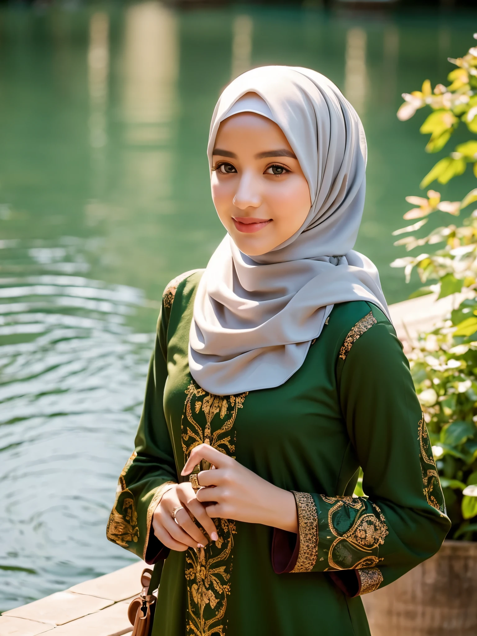 hijab, dress, venesia
