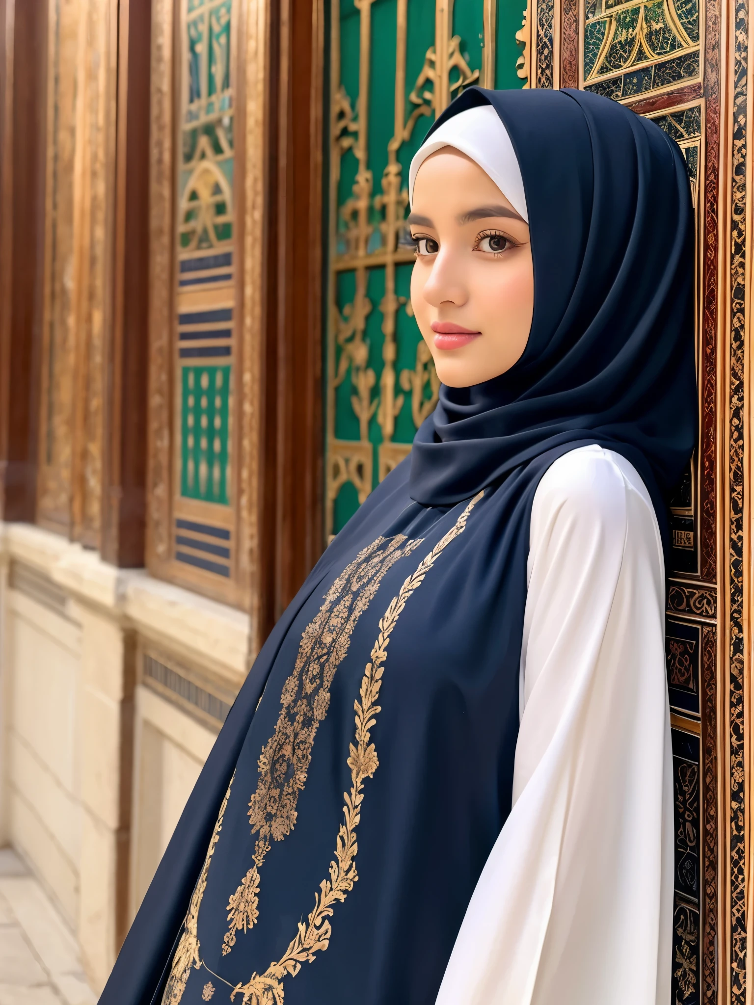 hijab, dress, venesia
