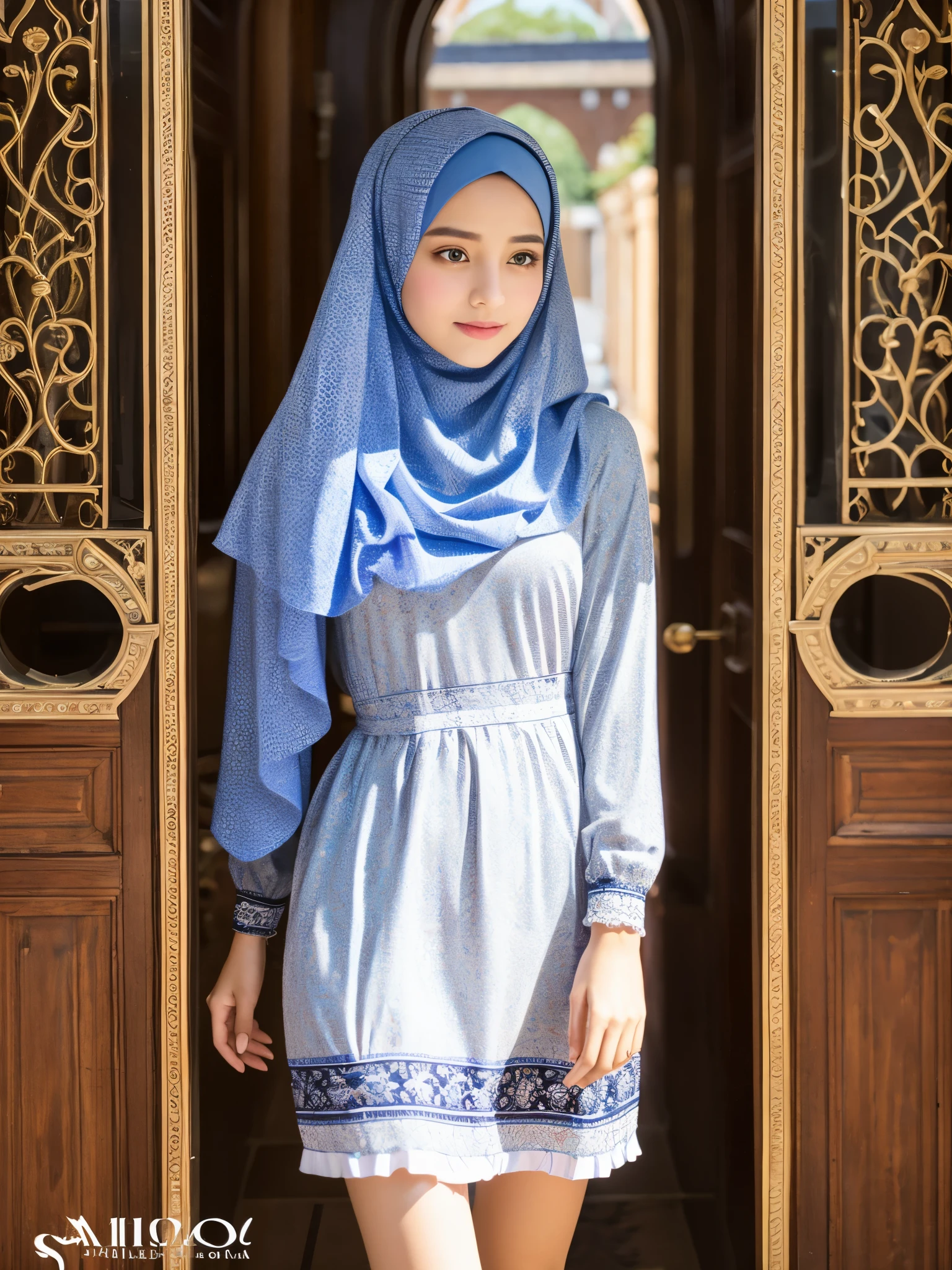 hijab, dress, venesia