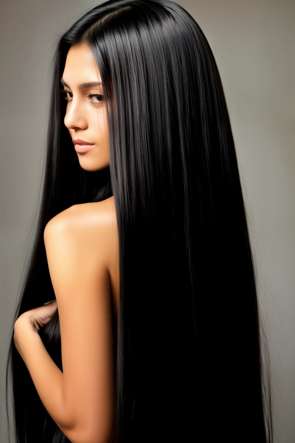 someone is holding a long black hair in their hand, black silky hair, perfect silky straight hair, straight black hair, black straight hair, silky straight hair, silky texture, long black straight hair, long straight black hair, long free black straight hair, straight hair, brown long and straight hair, black hairs, silky hair, long black shiny hair, detailed long black hair